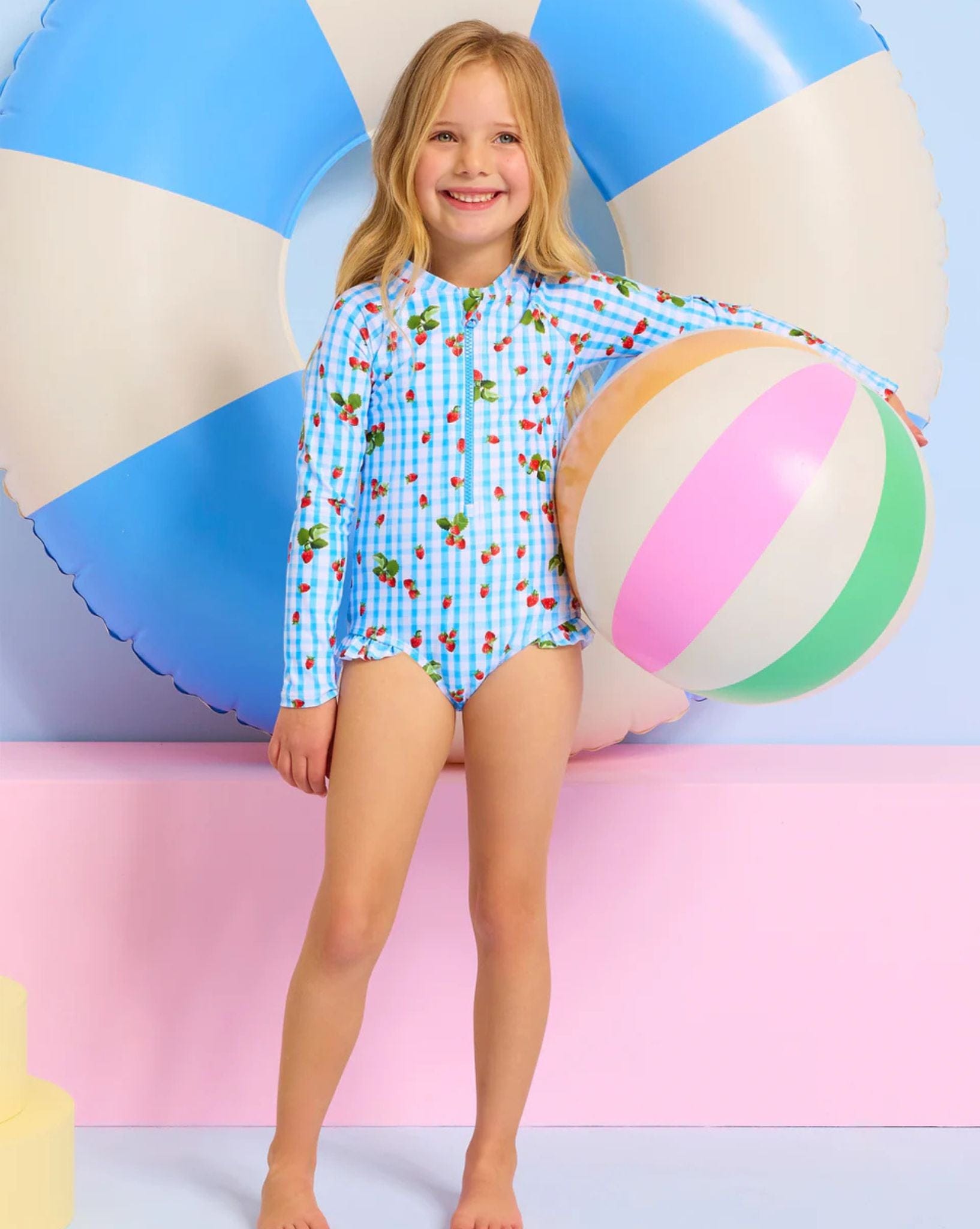 Seafolly Beach Picnic Zip Front Paddlesuit