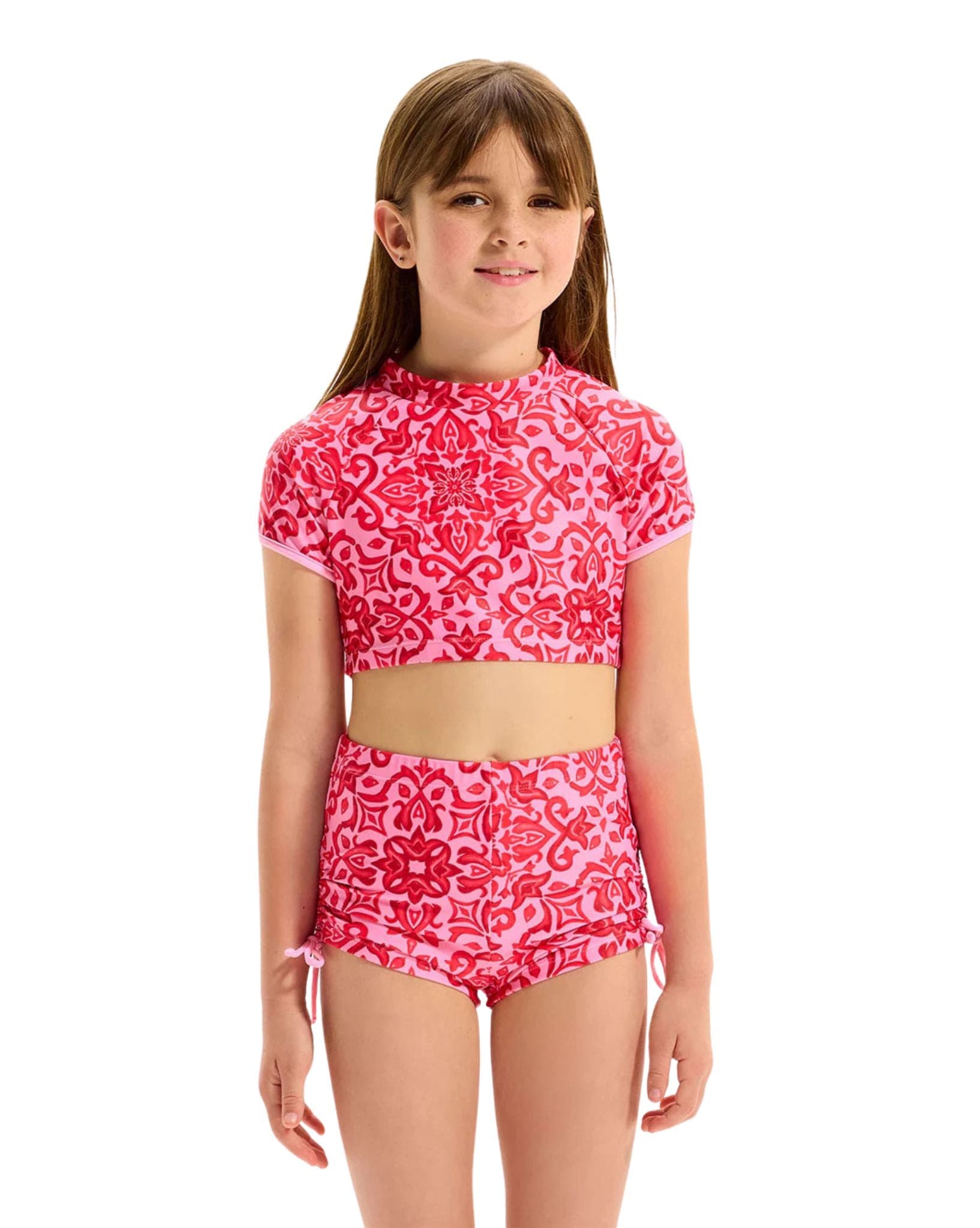 Seafolly Capri Tile Boy Leg Surf Set