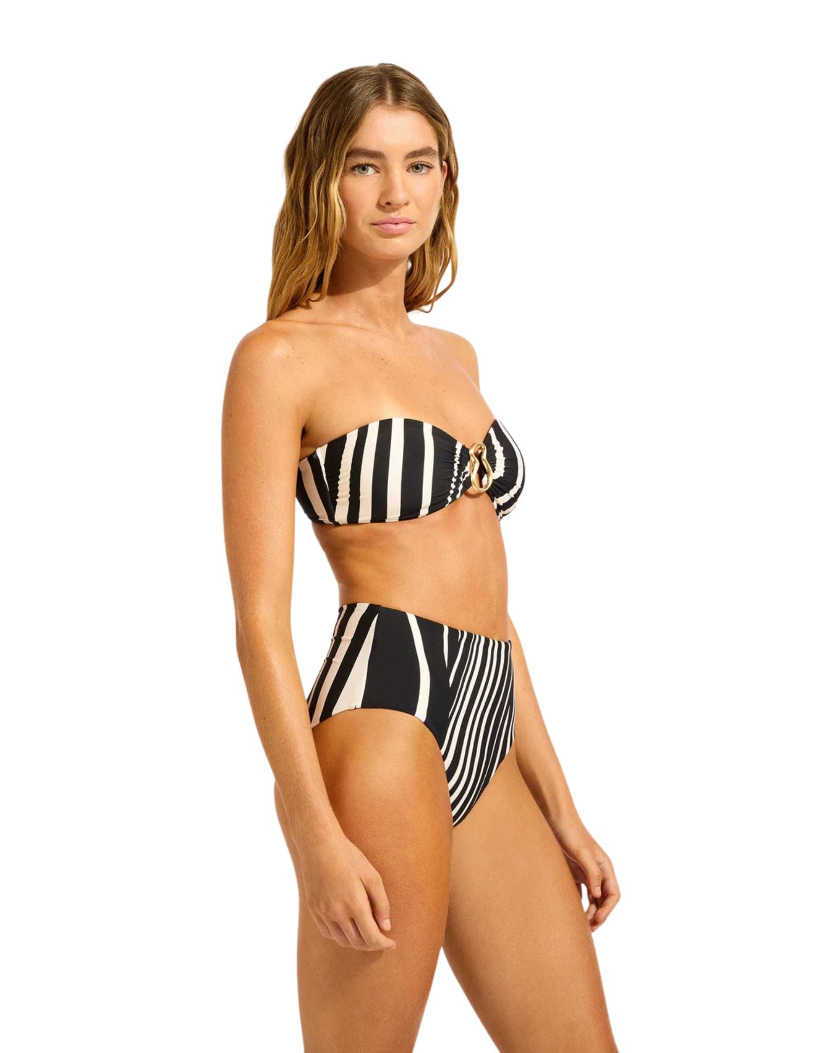 Seafolly Coastline Ring Front Bandeau