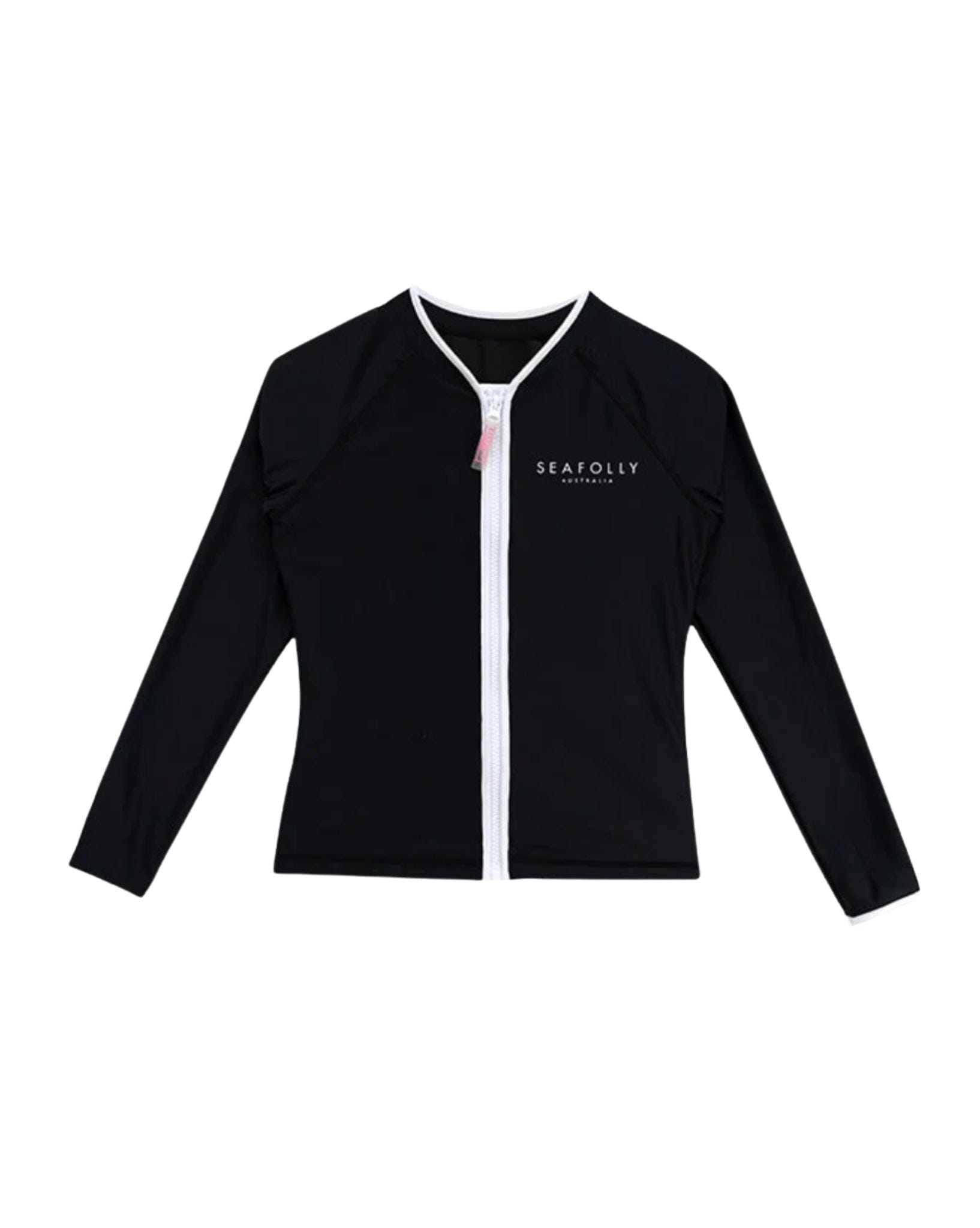 Seafolly Essentials L/S Zip Front Rashie