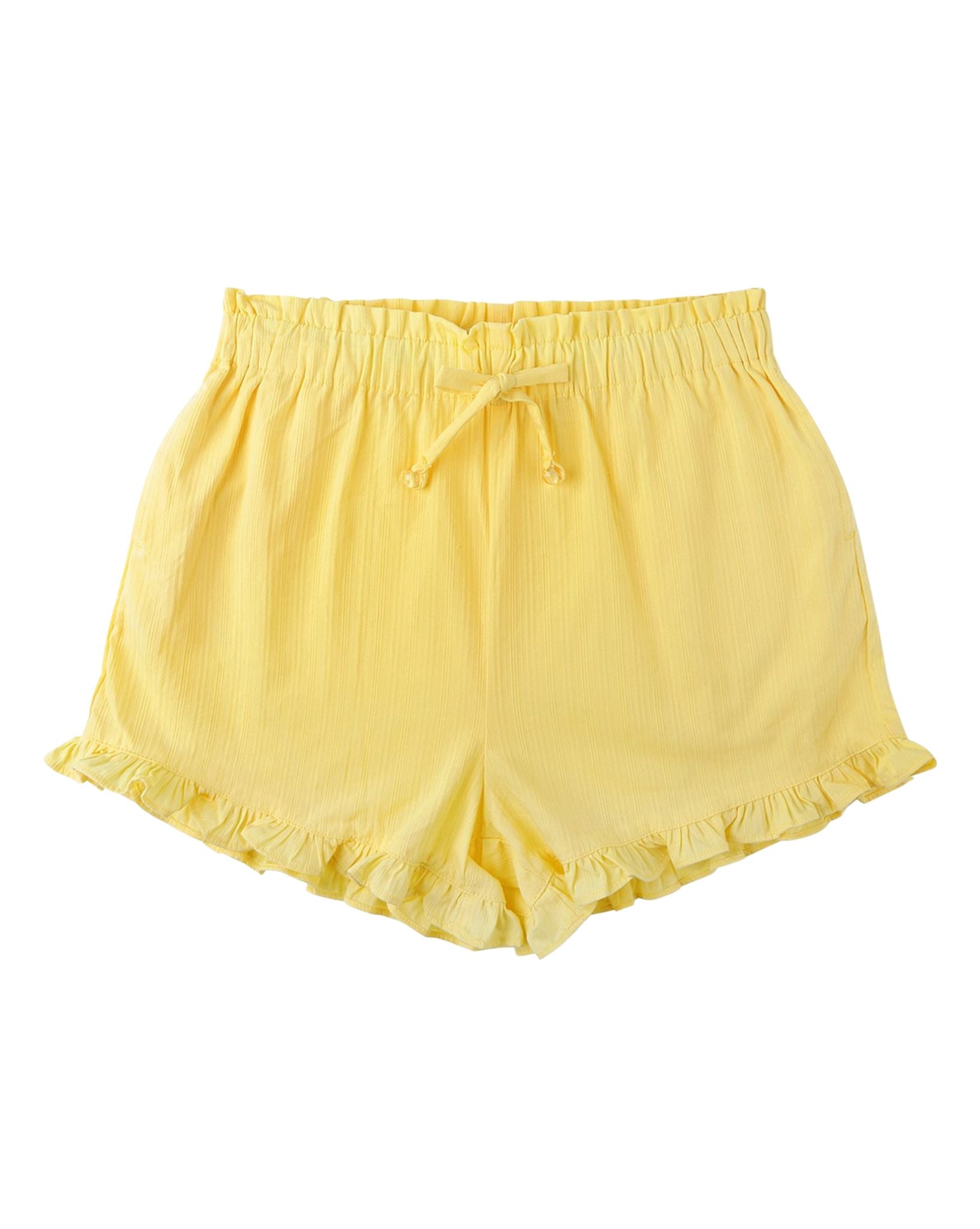 Seafolly Girls Lemon Textured Shorts