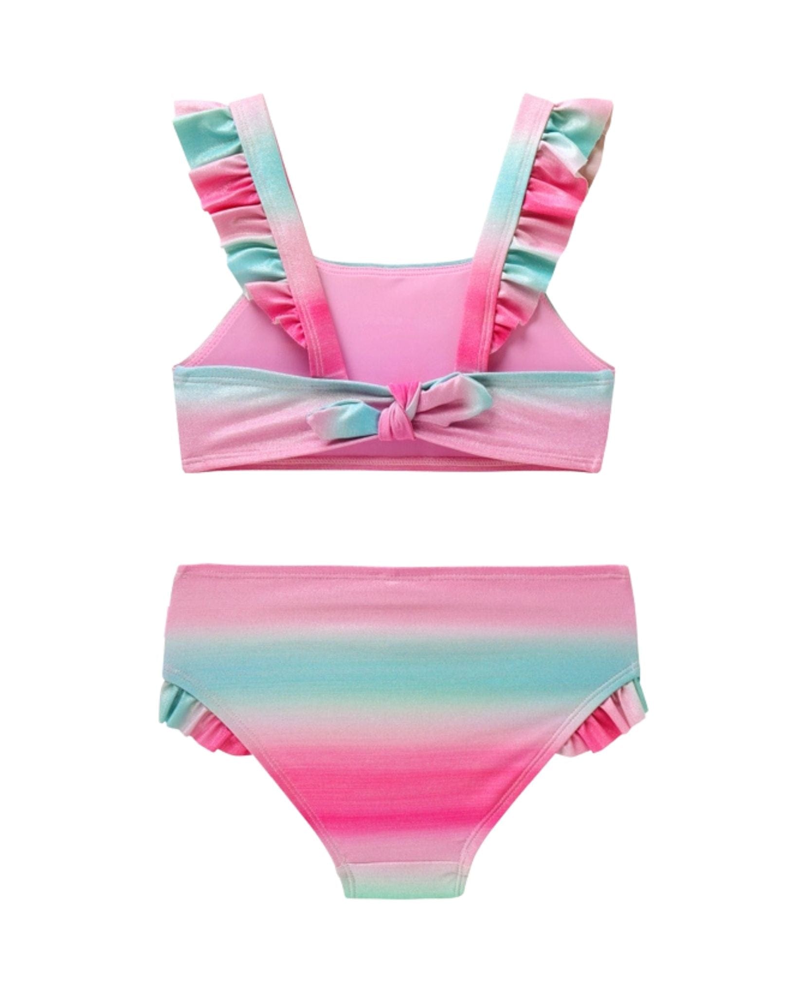Seafolly Girls Ombre Lurex Frill Bikini Set