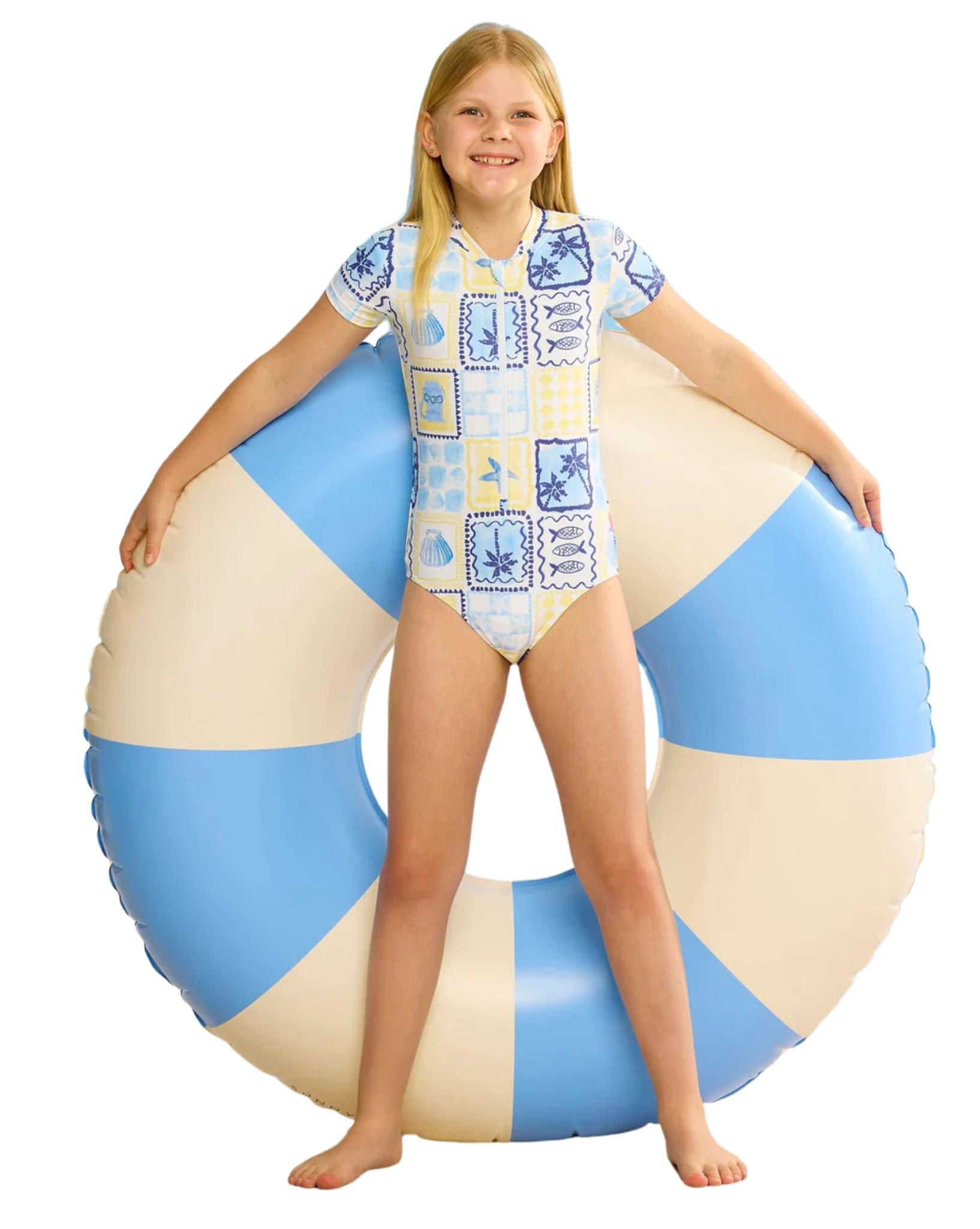 Seafolly Girls Palma Paddle Suit