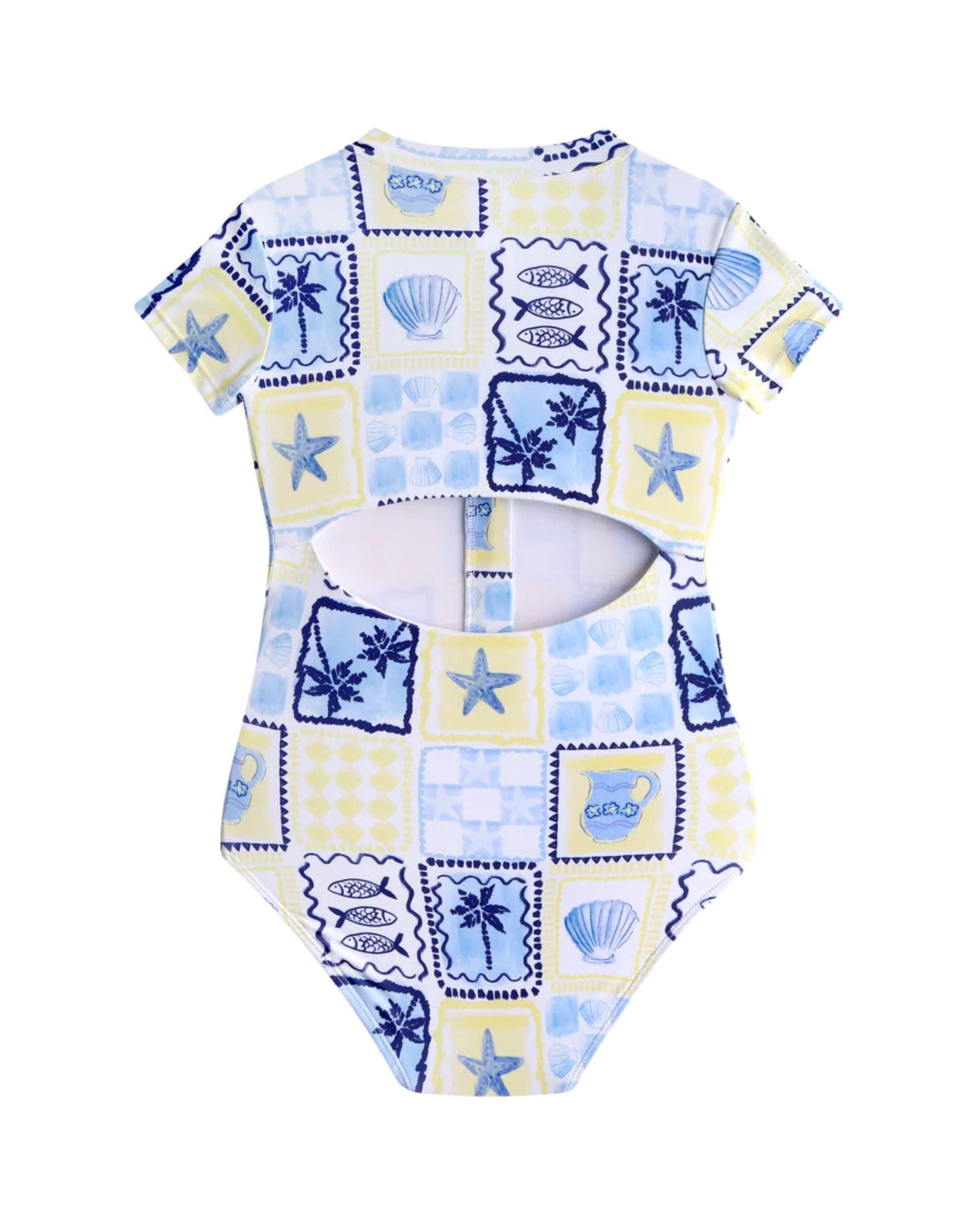 Seafolly Girls Palma Paddle Suit