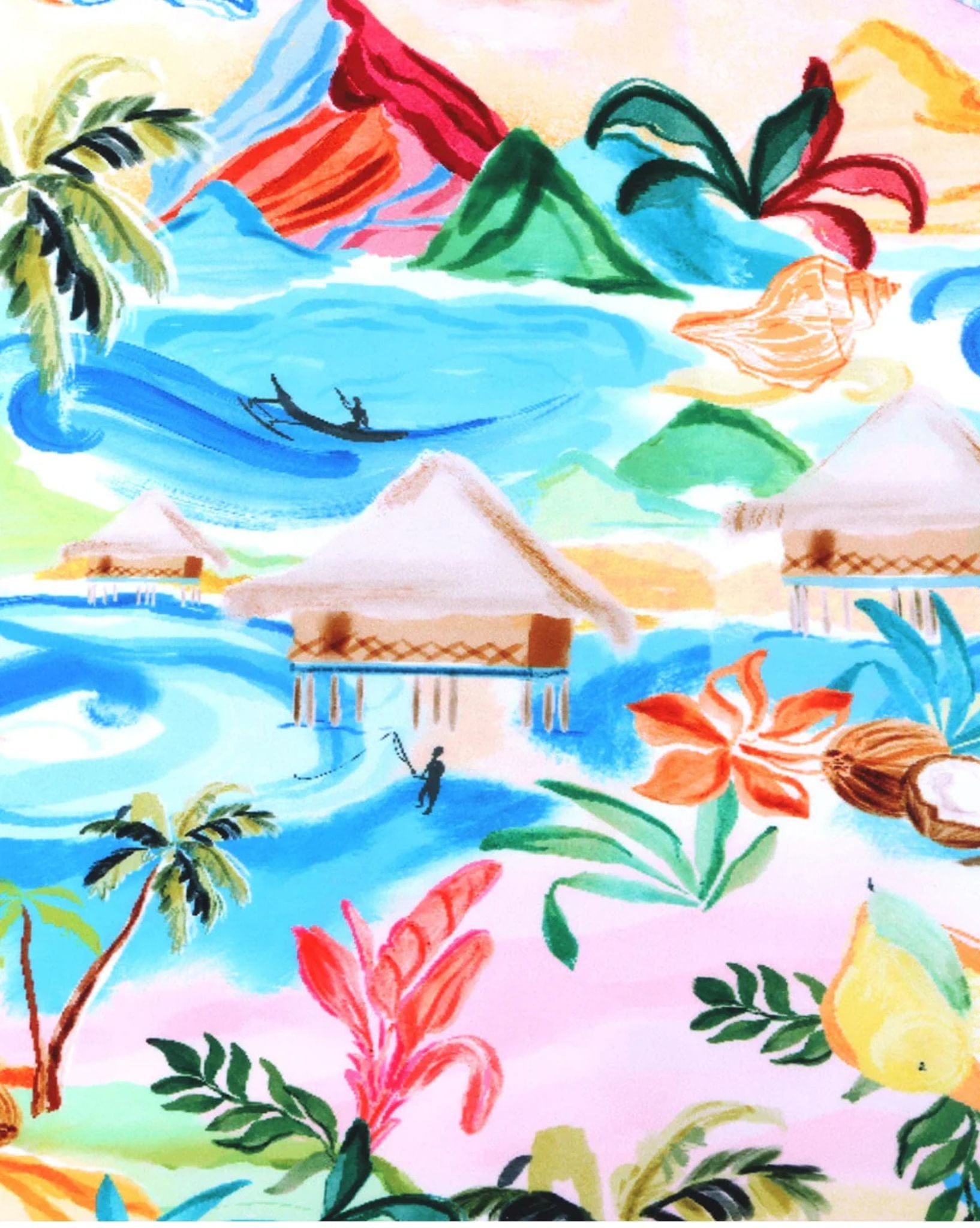 Seafolly Girls South Pacific Frill Bikini Set