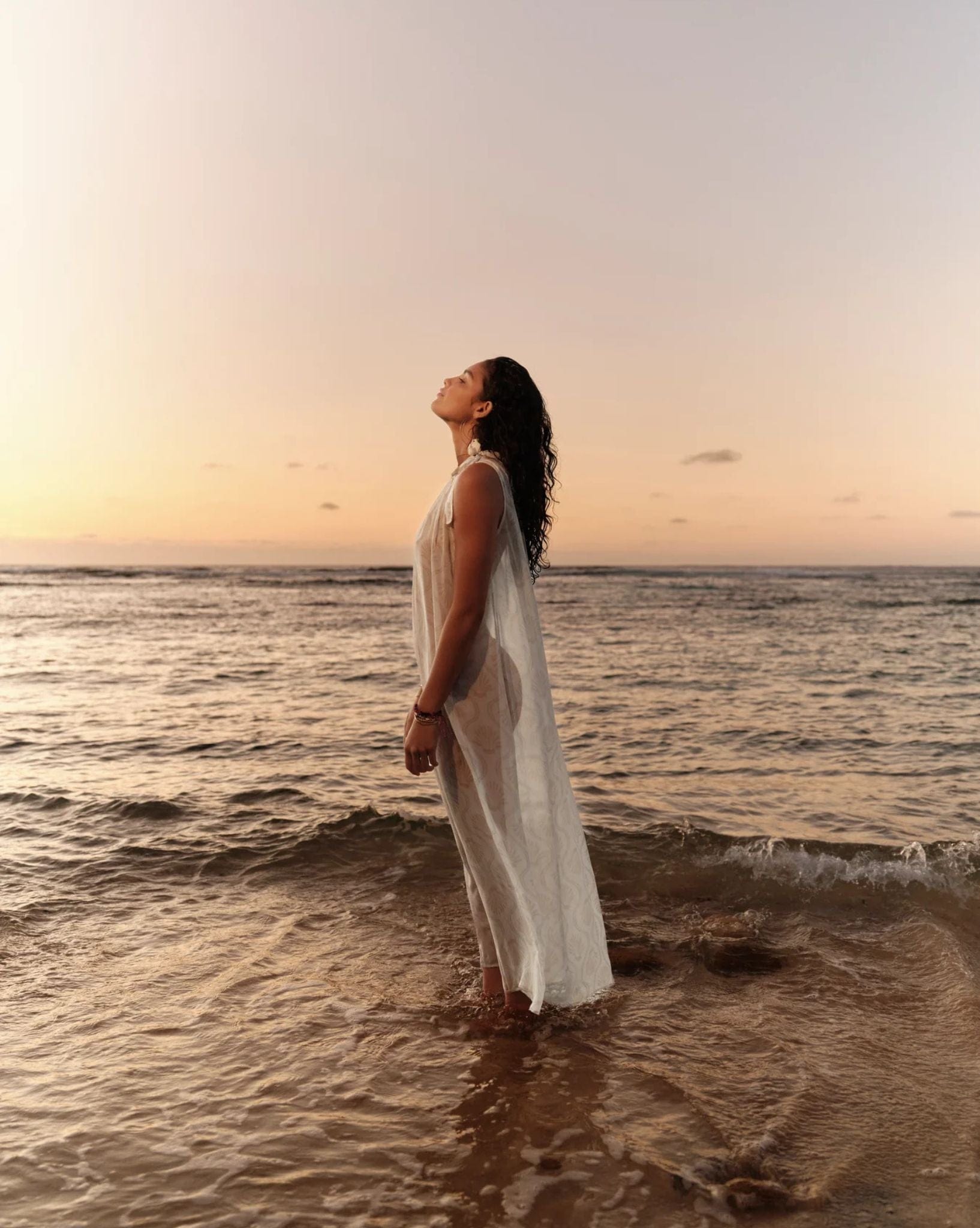 Seafolly Luna-One Shoulder Maxi Cover Up