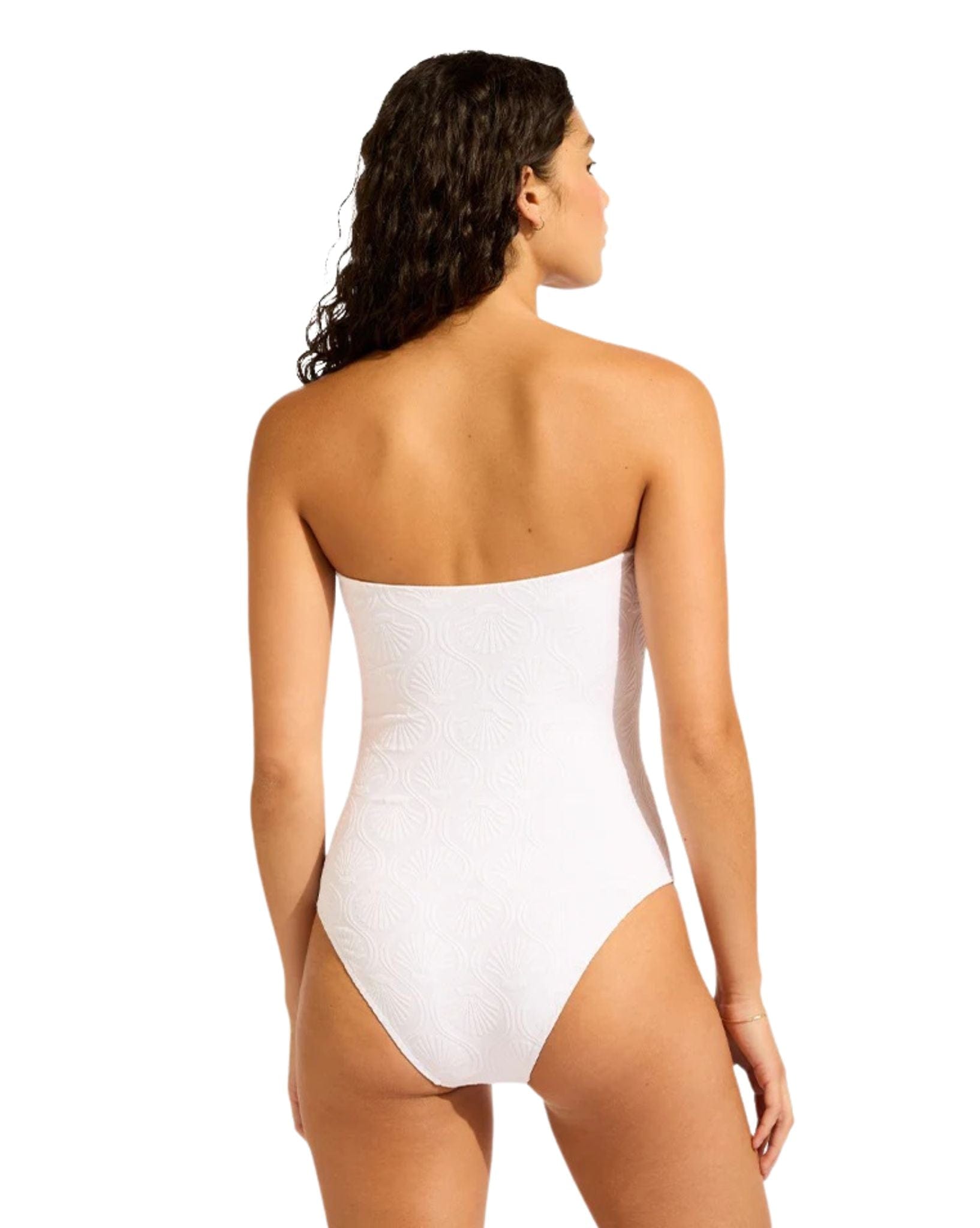 Seafolly Luna Ring Front Bandeau One Piece