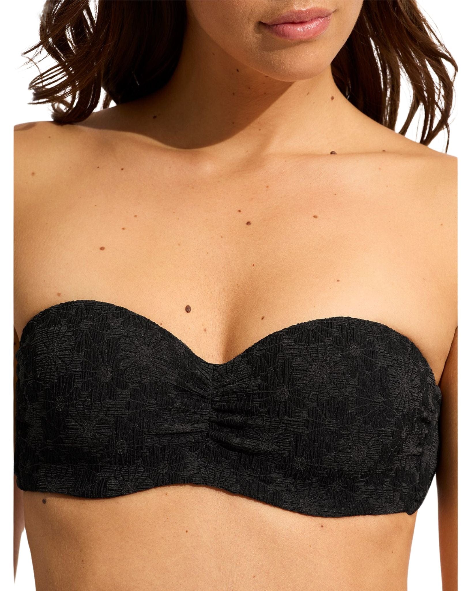 Seafolly Marloe Bustier Bandeau - Black