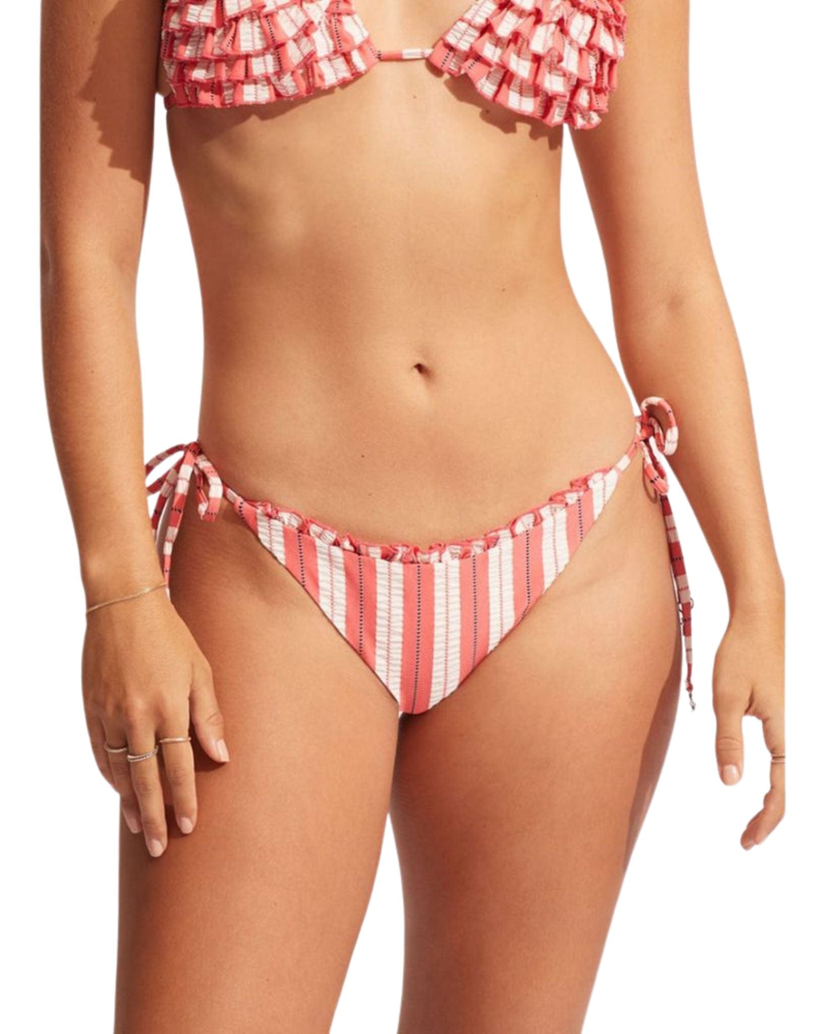 Seafolly Womens Cabana Tie Side Rio Pant
