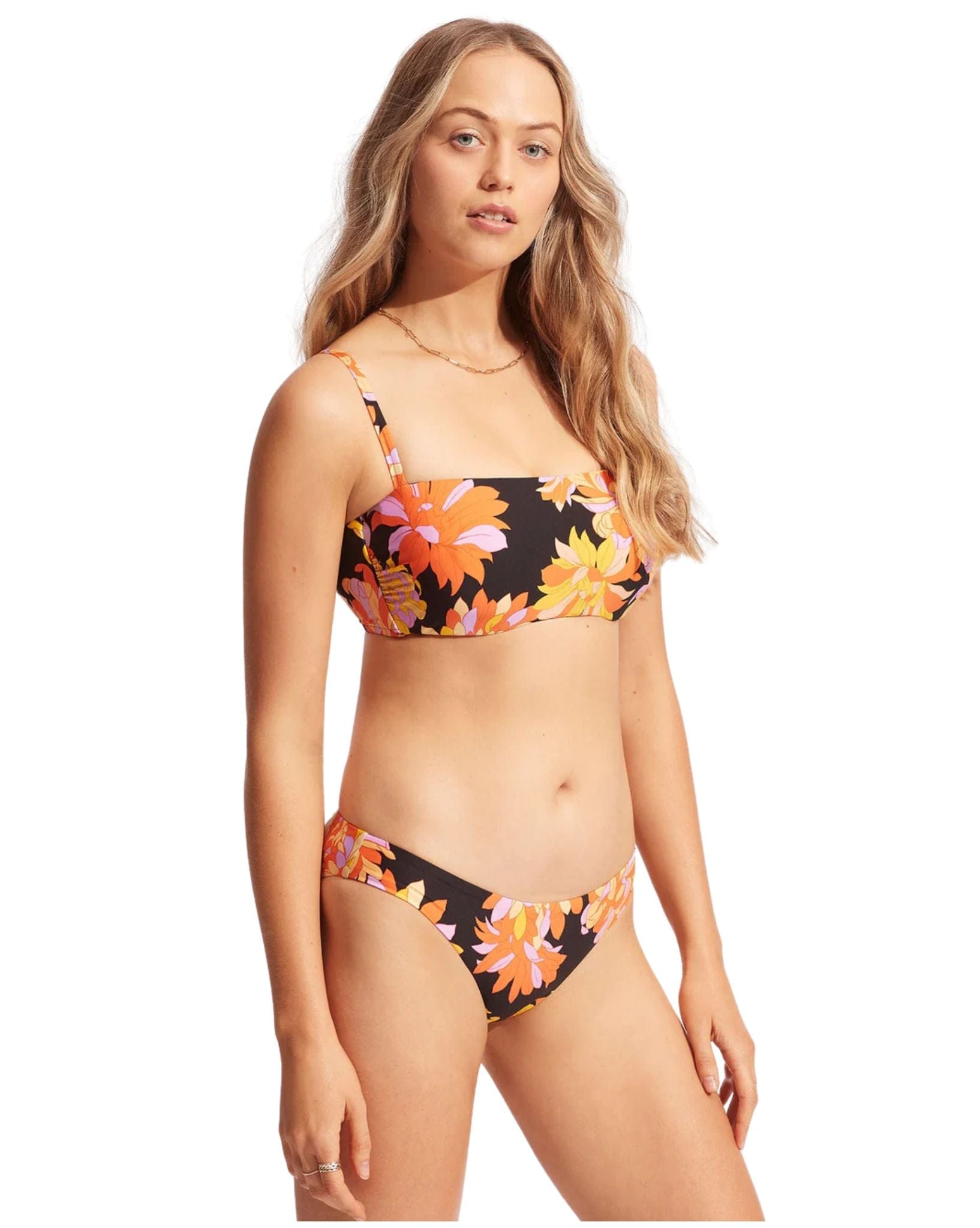 Seafolly Womens Palm Springs DD Tank Bra - Black
