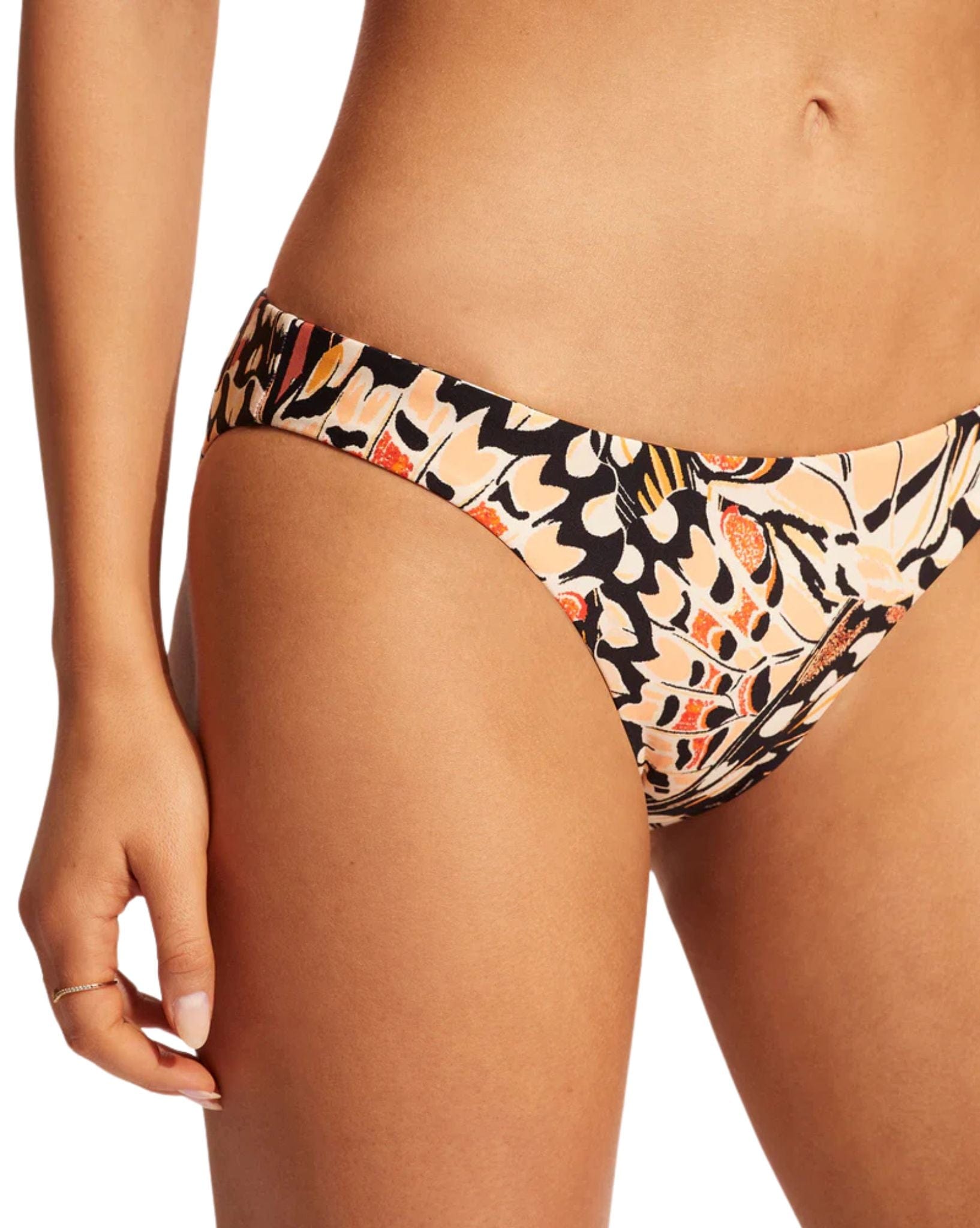 Seafolly Womens Take Flight Reversible Hipster