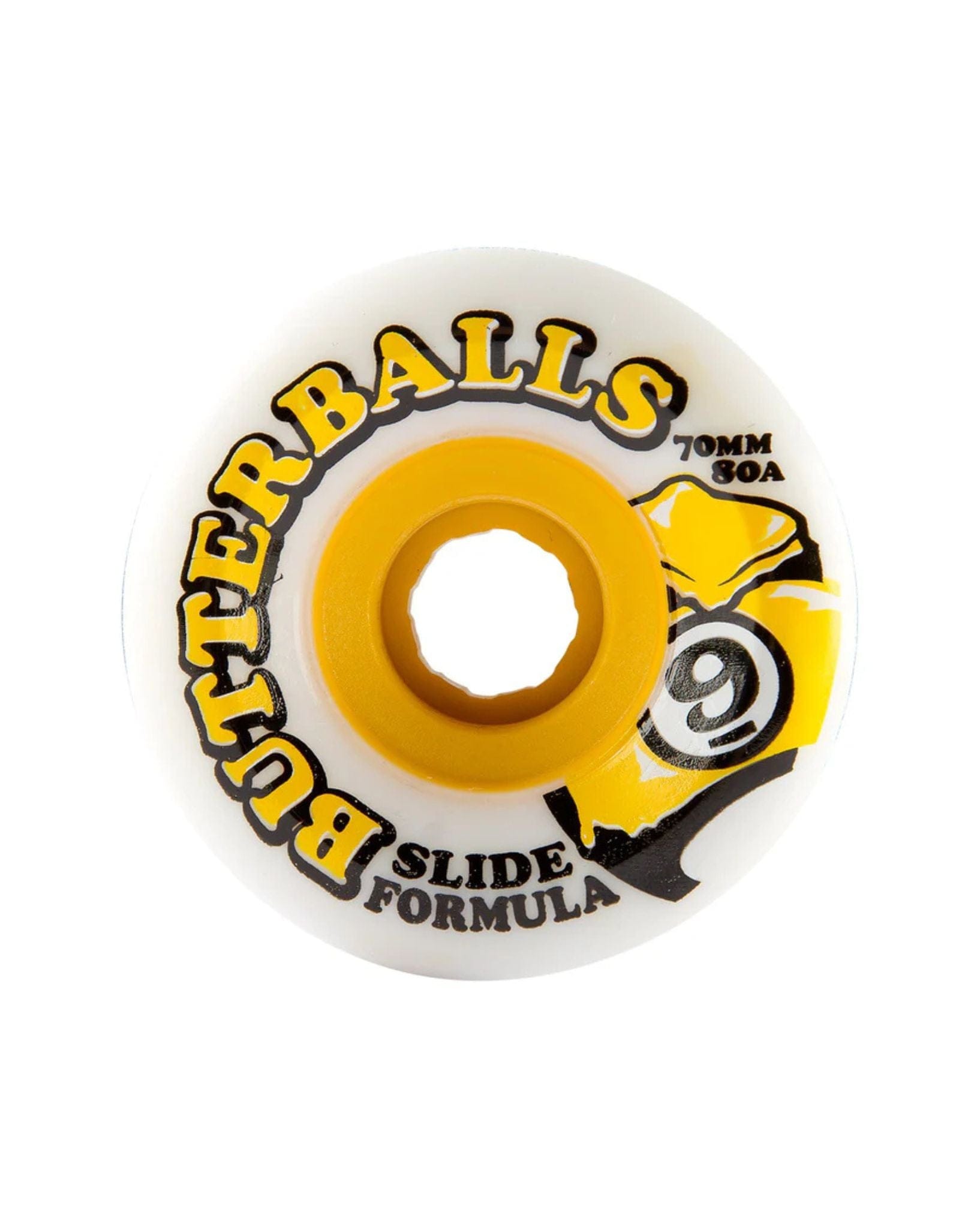 Sector 9 Butterballs Slide 70mm I 80A - White
