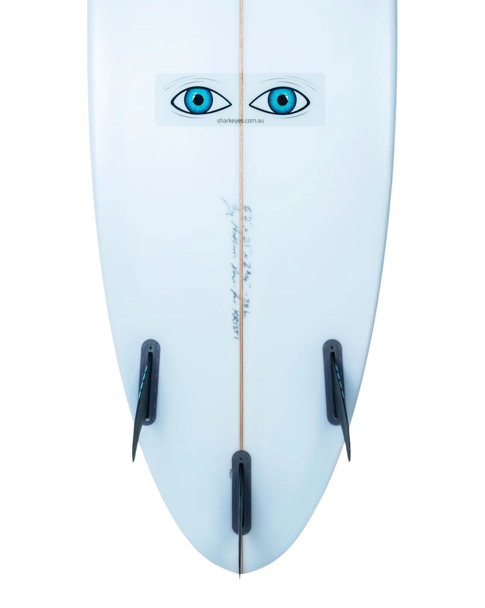 Shark Eyes Shark Eyes Shark Deterrent Sticker Clear