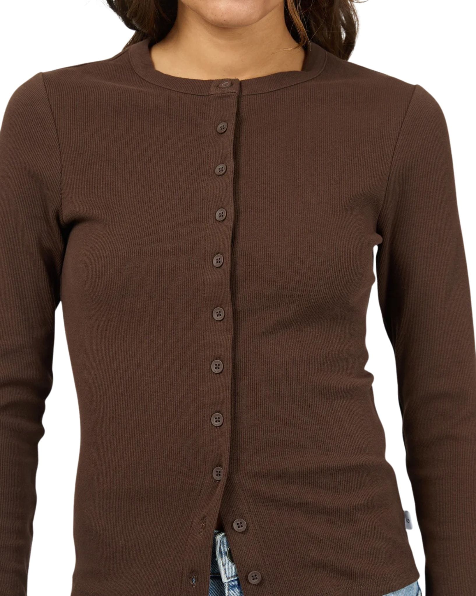 Silent Theory Button Up Long Sleeve Tee
