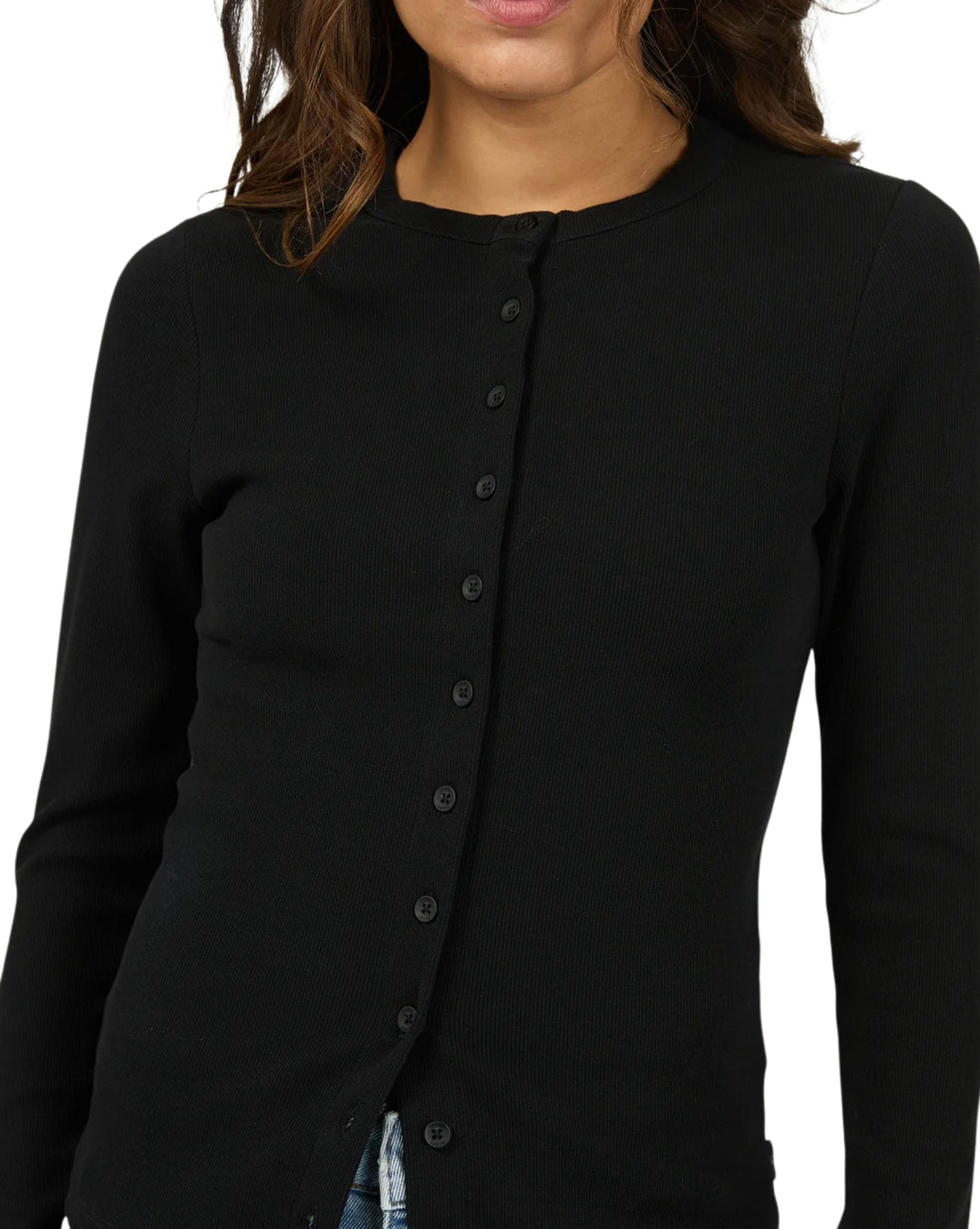 Silent Theory Button Up Long Sleeve Tee