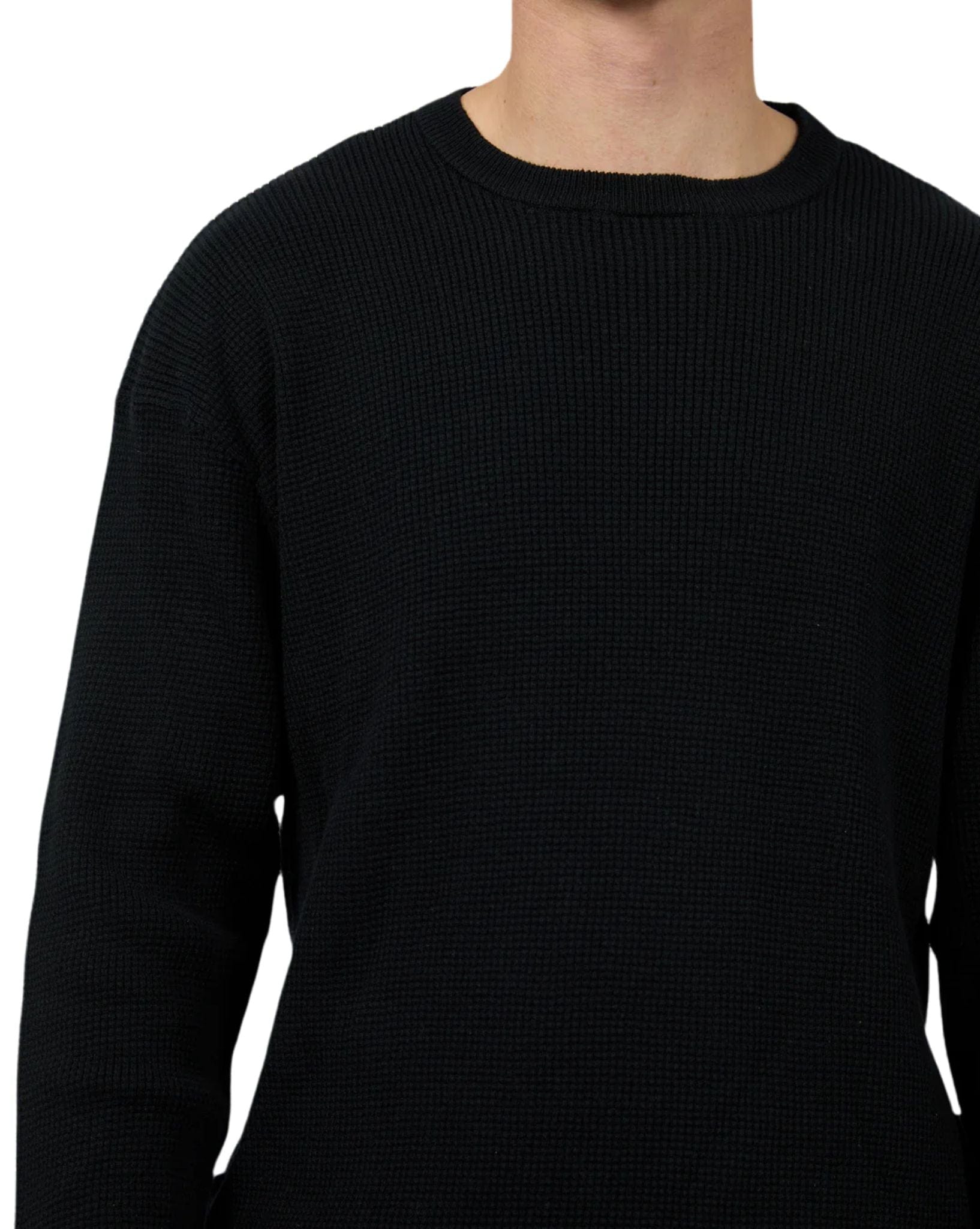 Silent Theory Men's Waffle Knit Black