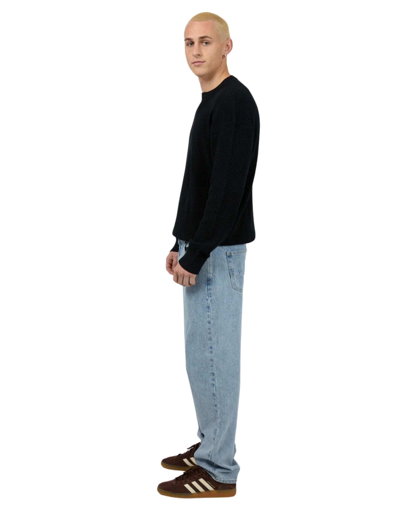 Silent Theory Men's Waffle Knit Black