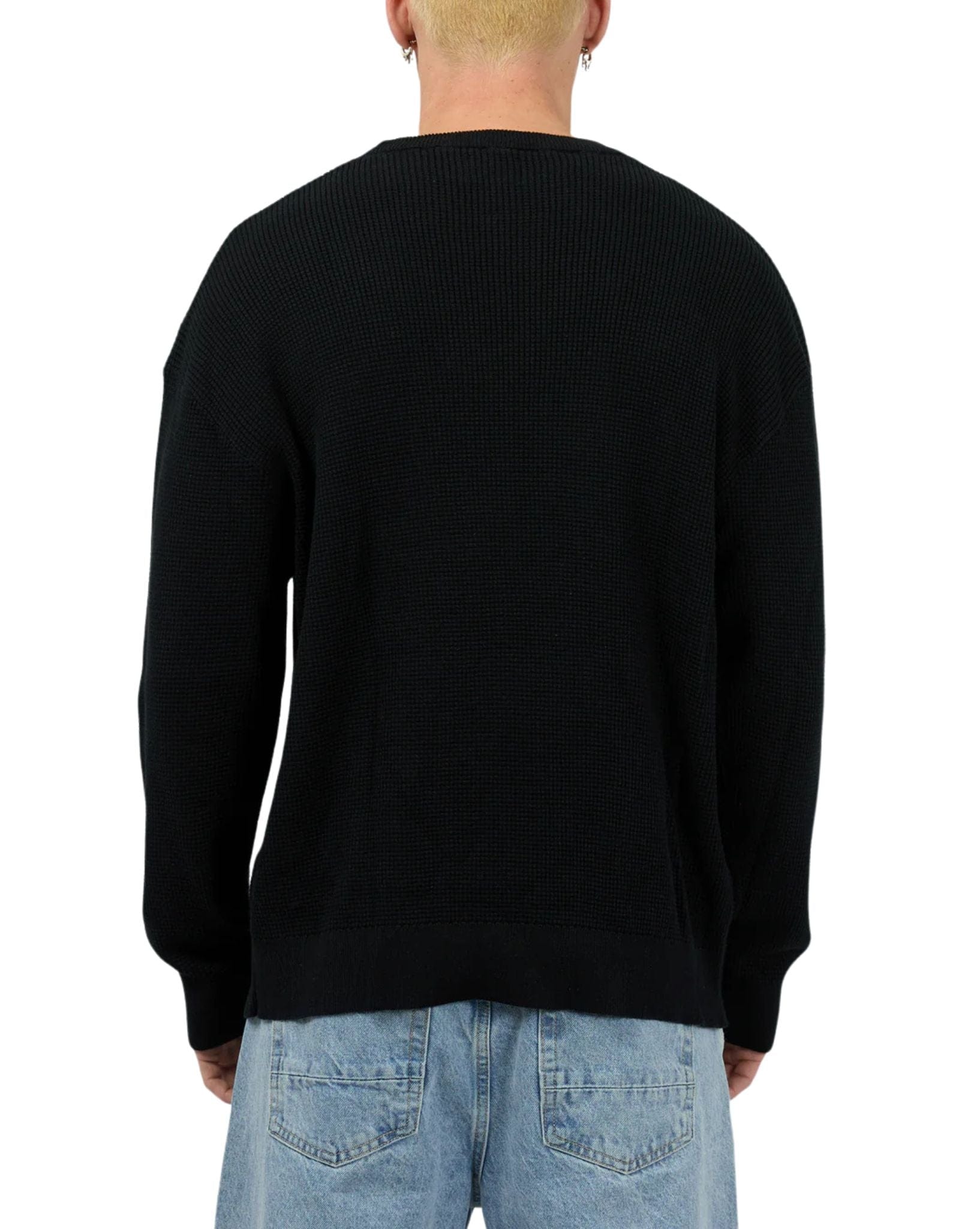 Silent Theory Men's Waffle Knit Black