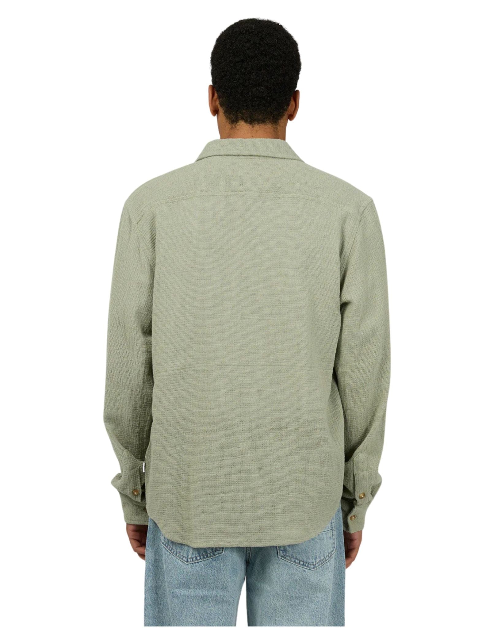 Silent Theory Mens Aspen Ls Shirt - Sage