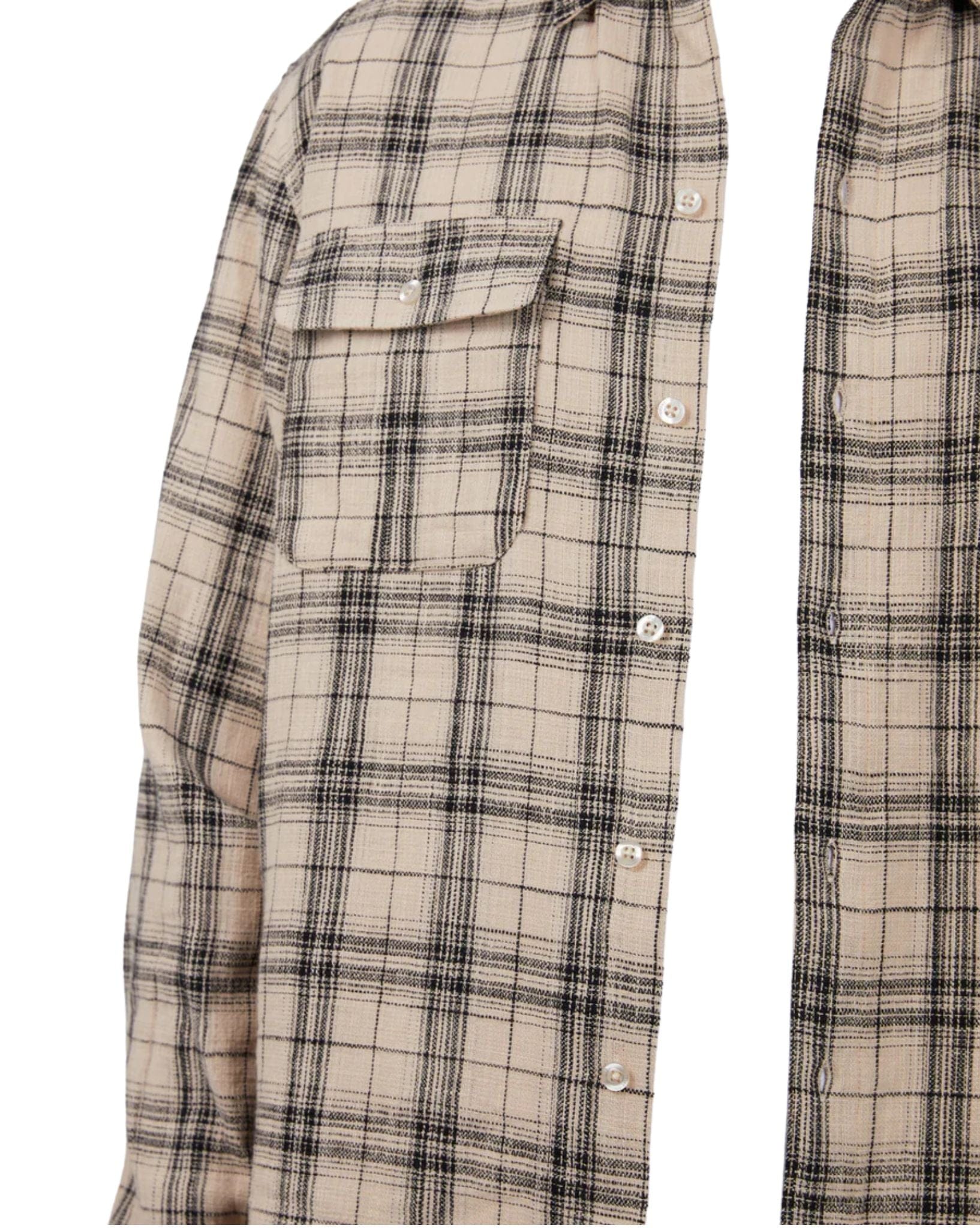 Silent Theory Mens Check Cord Shirt
