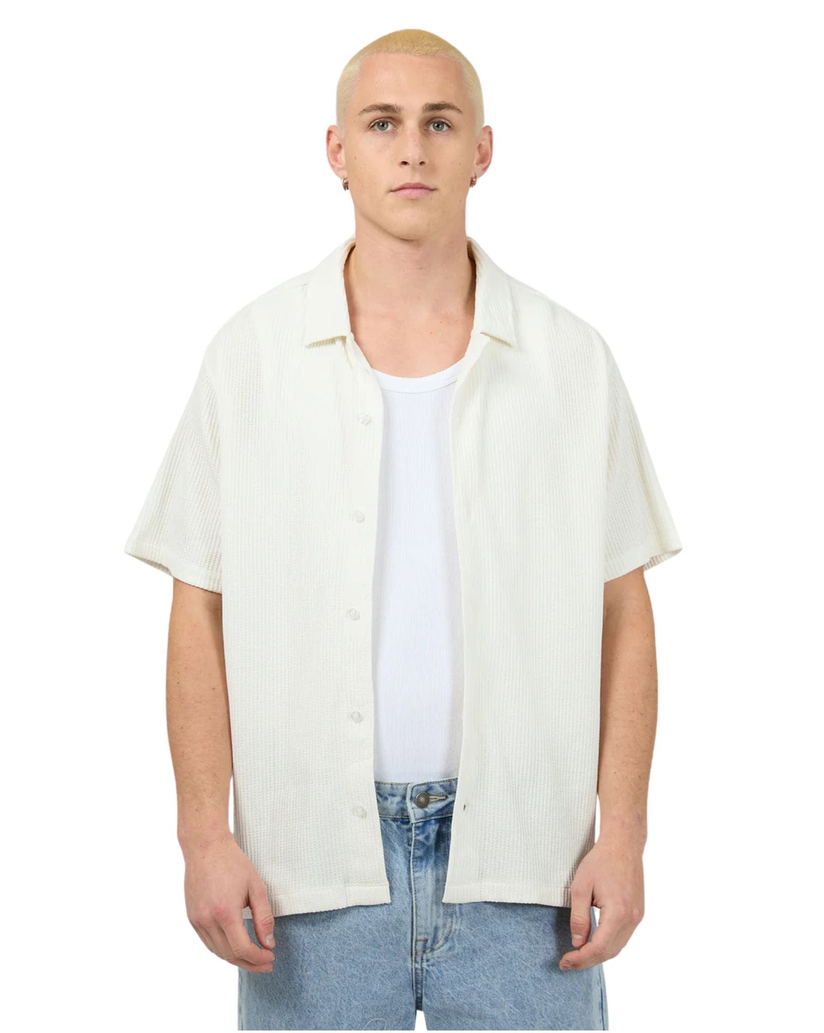Silent Theory Mens Session Waffle SS Shirt