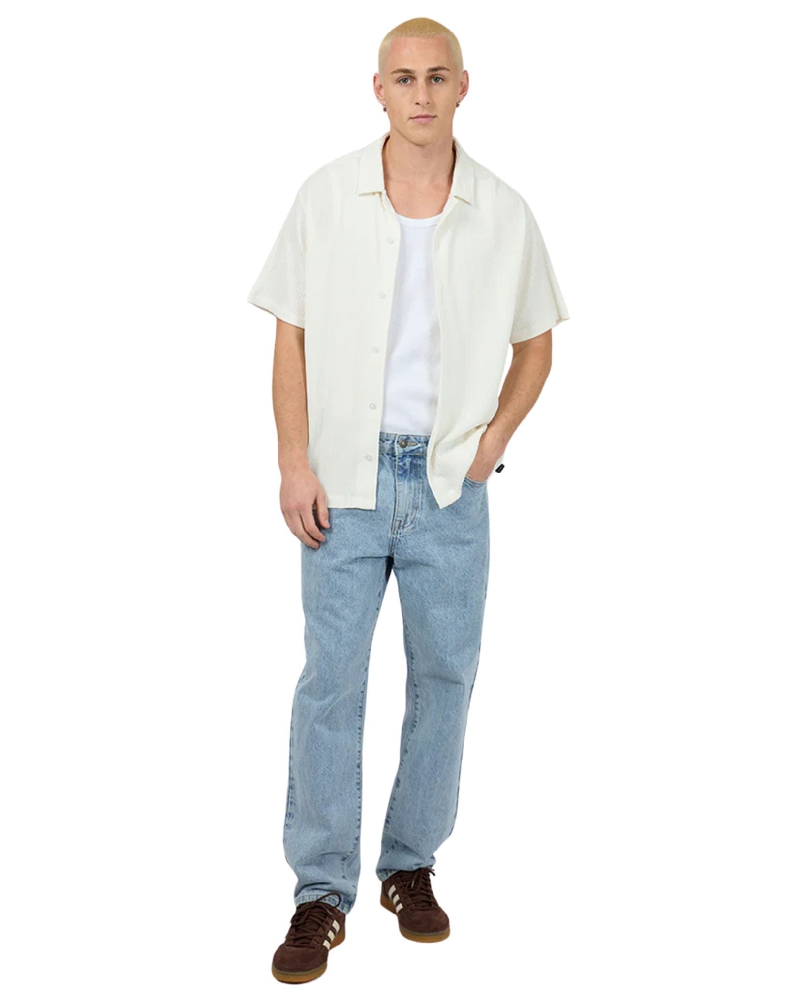 Silent Theory Mens Session Waffle SS Shirt