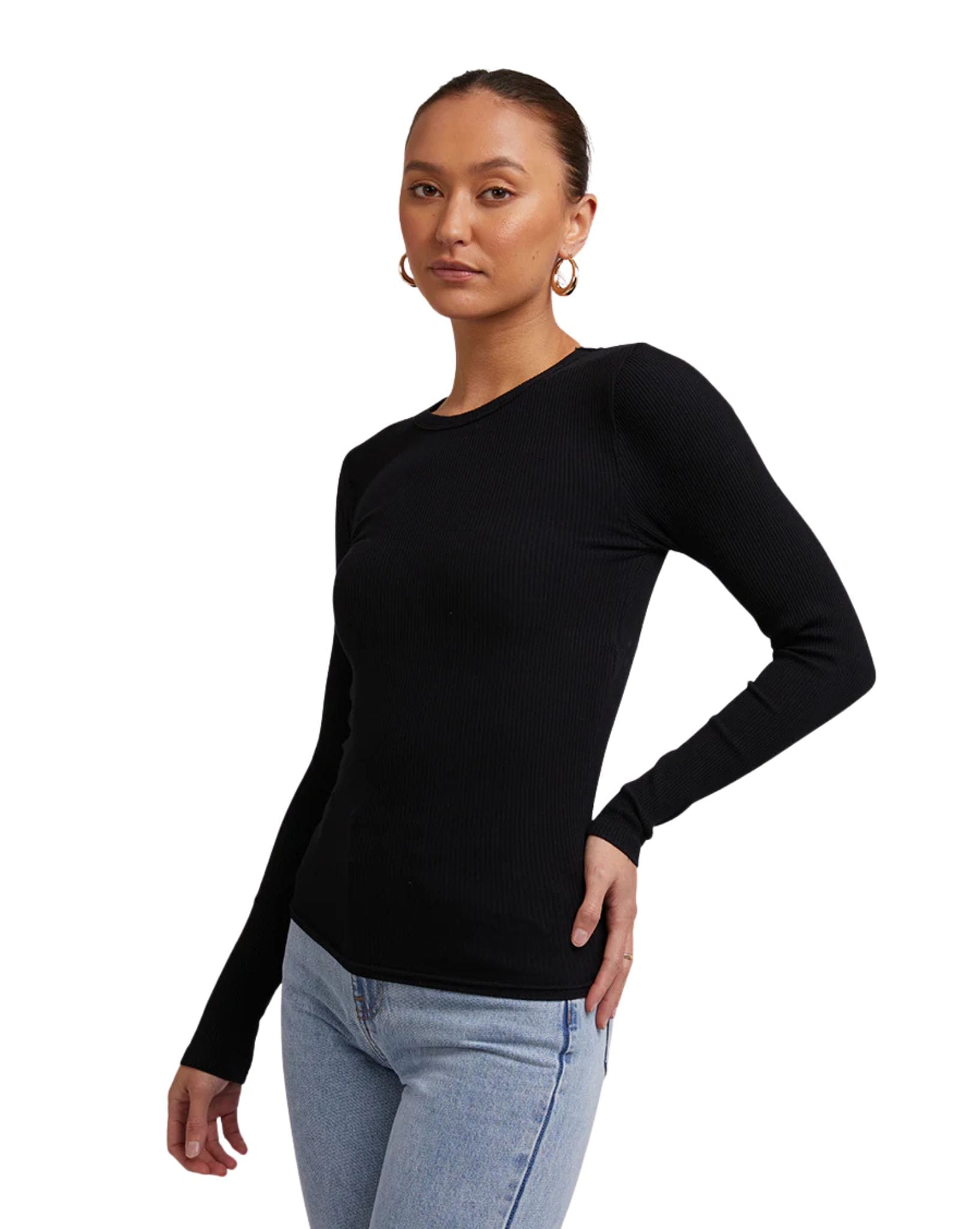 Silent Theory Rib Long Sleeve Tee