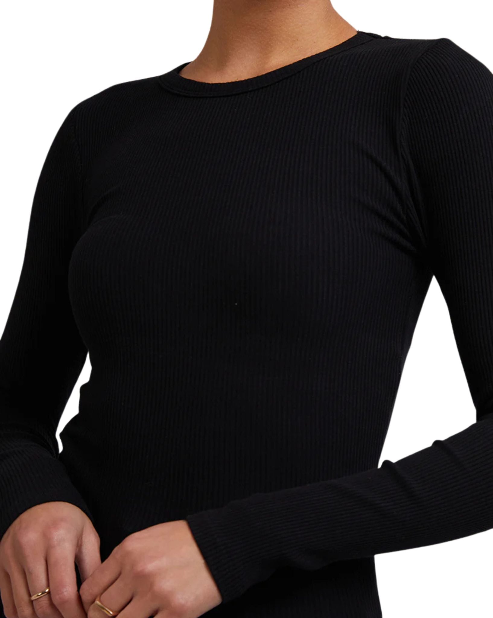 Silent Theory Rib Long Sleeve Tee
