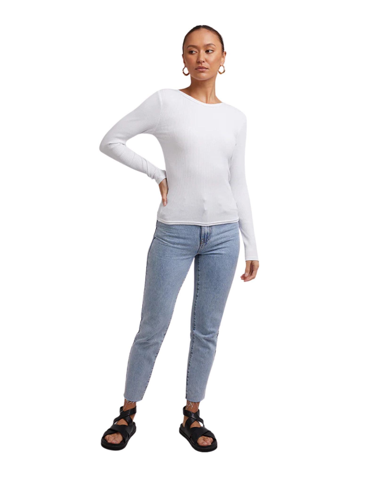 Silent Theory Rib Long Sleeve Tee
