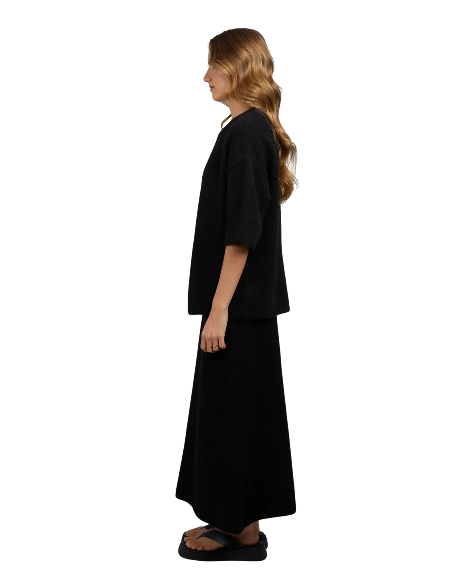 Silent Theory Willow Knit Maxi Skirt