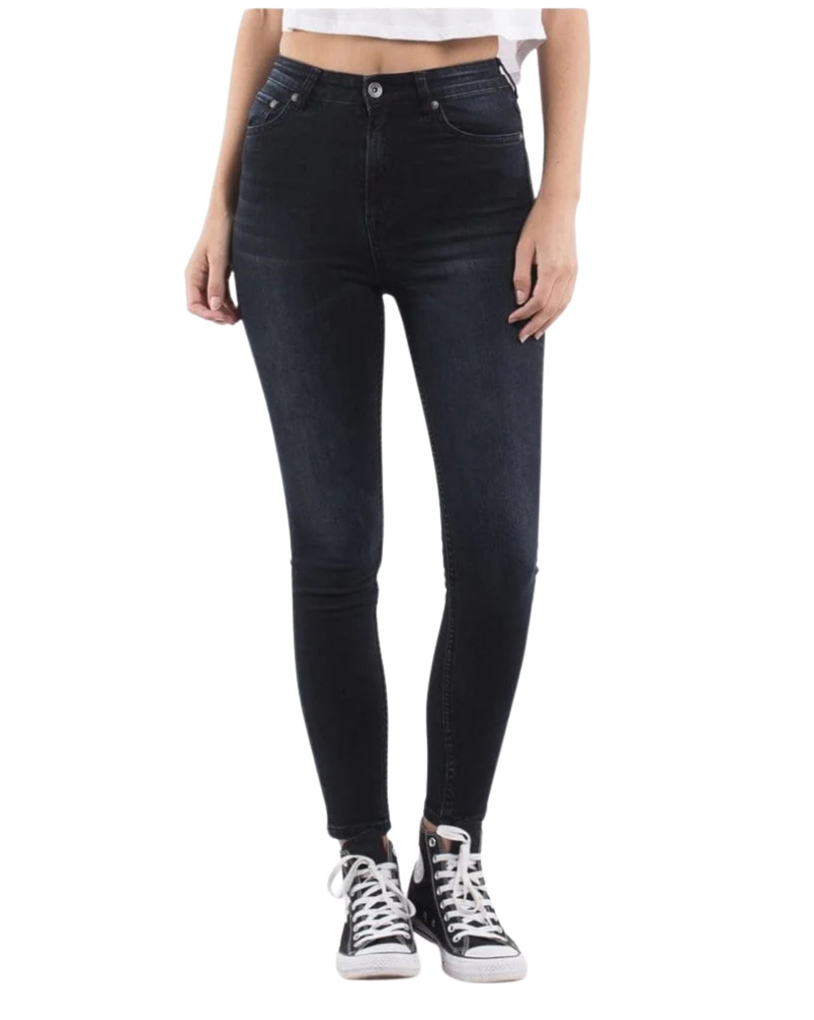 Silent Theory Womens Vice High Skinny Jean