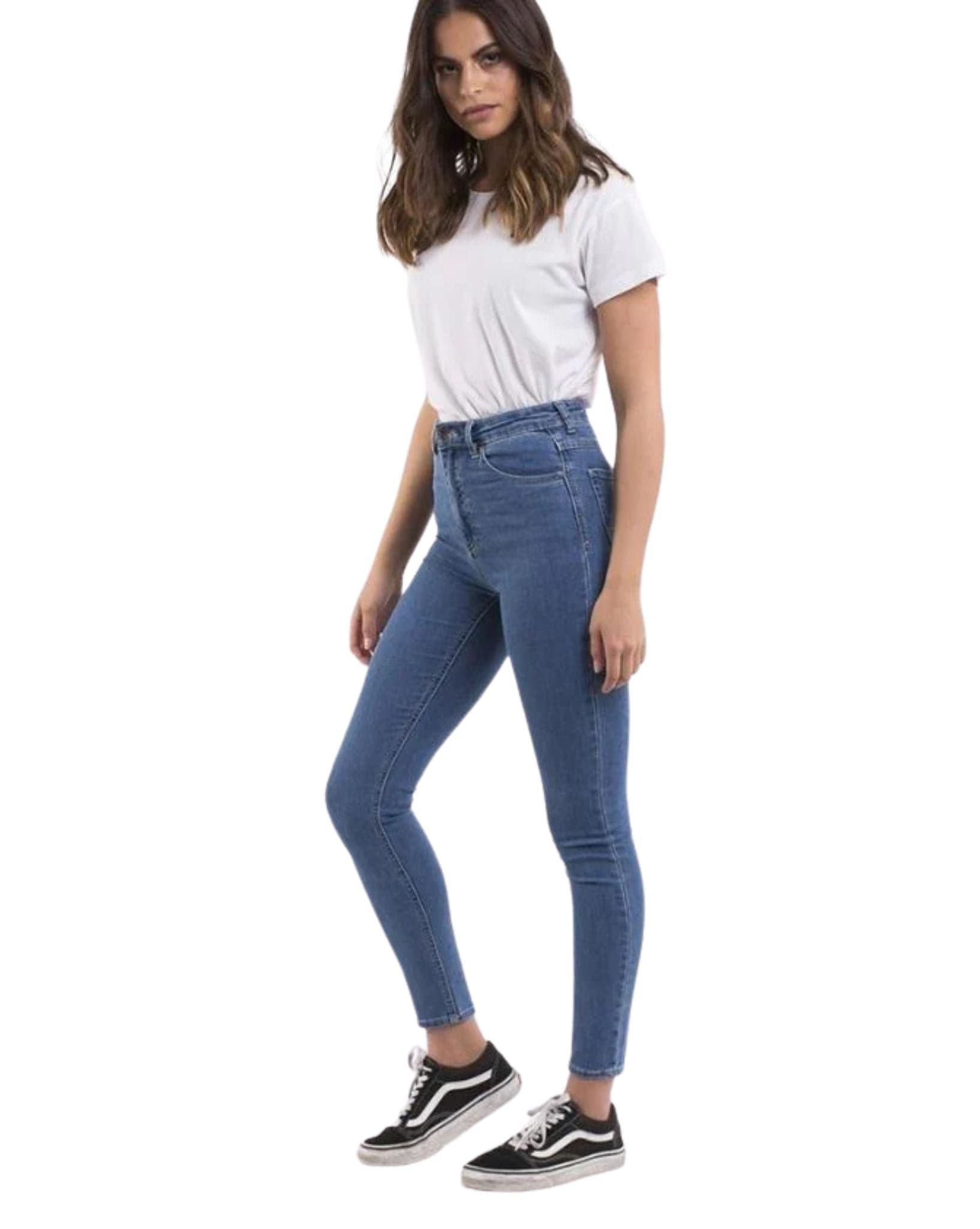 Silent Theory Womens Vice High Skinny Jean