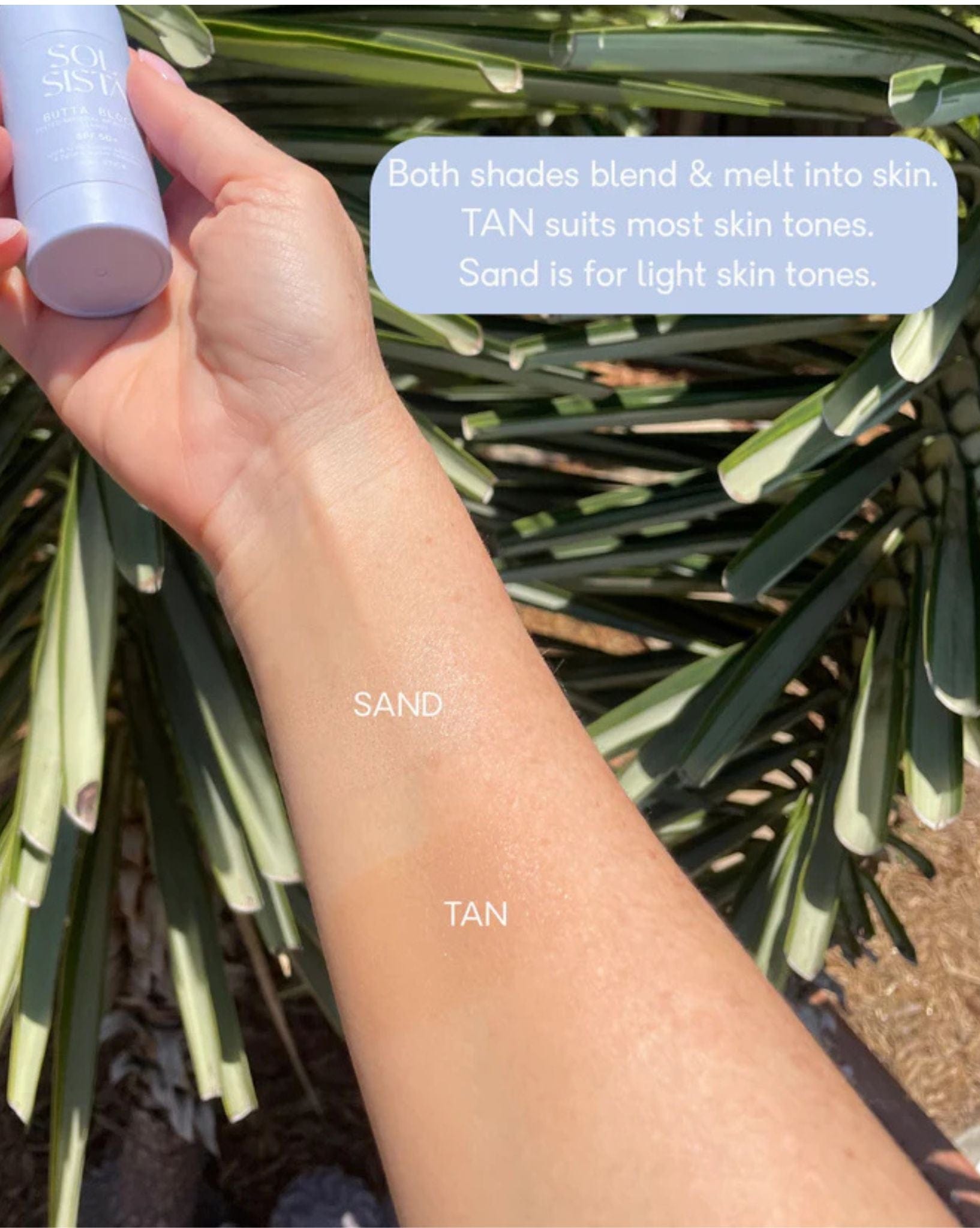 Sol Sista Butta Block™️ Mineral Tinted SPF50+ Sunscreen Balm