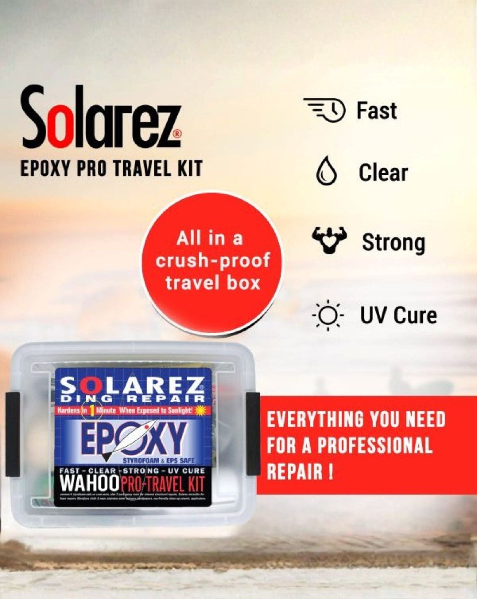 Solarez Epoxy Pro Travel Kit - Natural Necessity Surf Shop