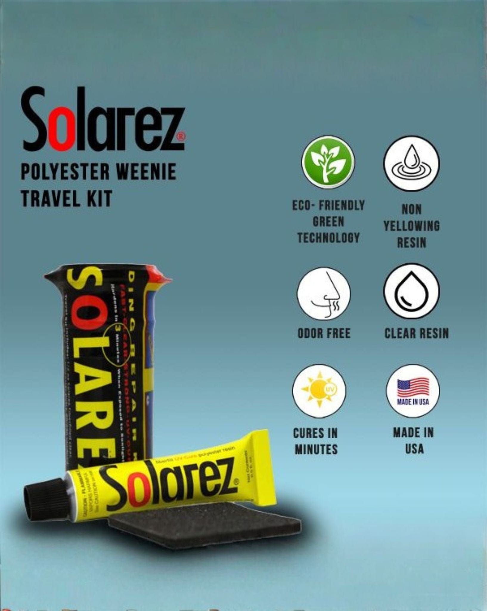 Solarez Polyester 0.5oz Tube - Natural Necessity Surf Shop