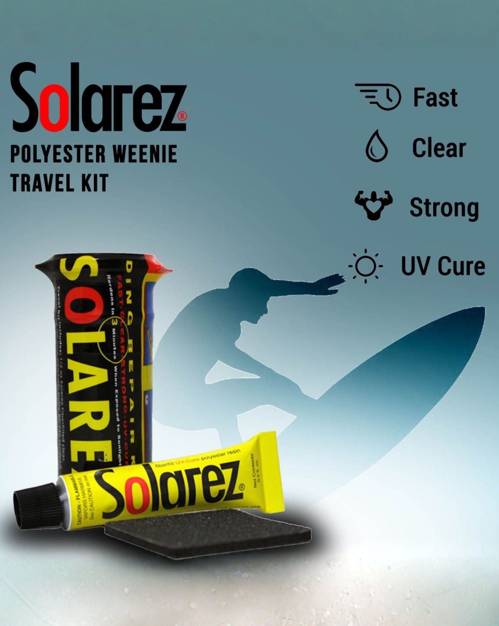 Solarez Polyester 0.5oz Tube - Natural Necessity Surf Shop