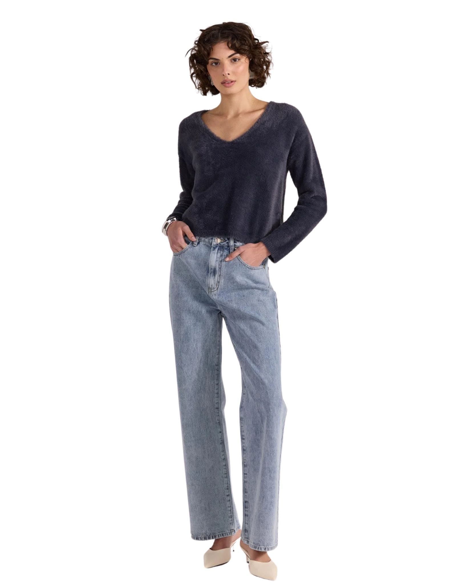 Staple the label Ember Fluffy Knit Jumper