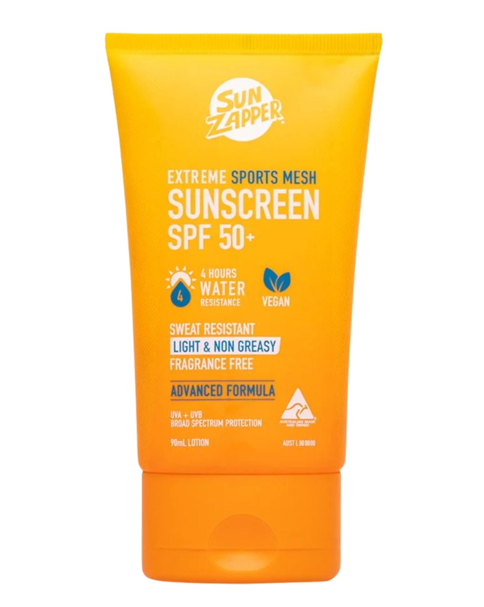 Sun Zapper Extreme Sports Mesh Sunscreen Lotion SPF 50+ 90mL