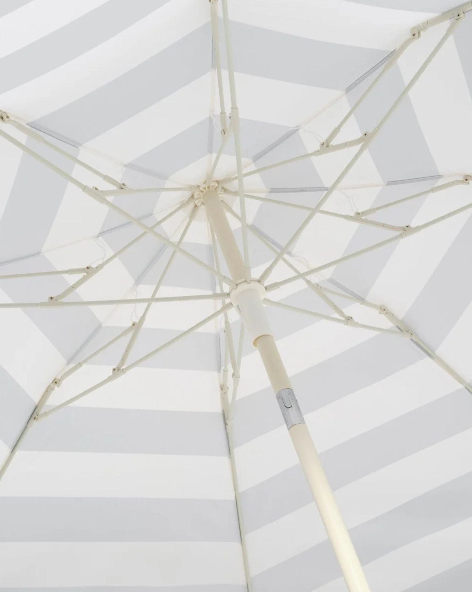 SunnyLife Compact Beach Umbrella Sea Sage Stripe