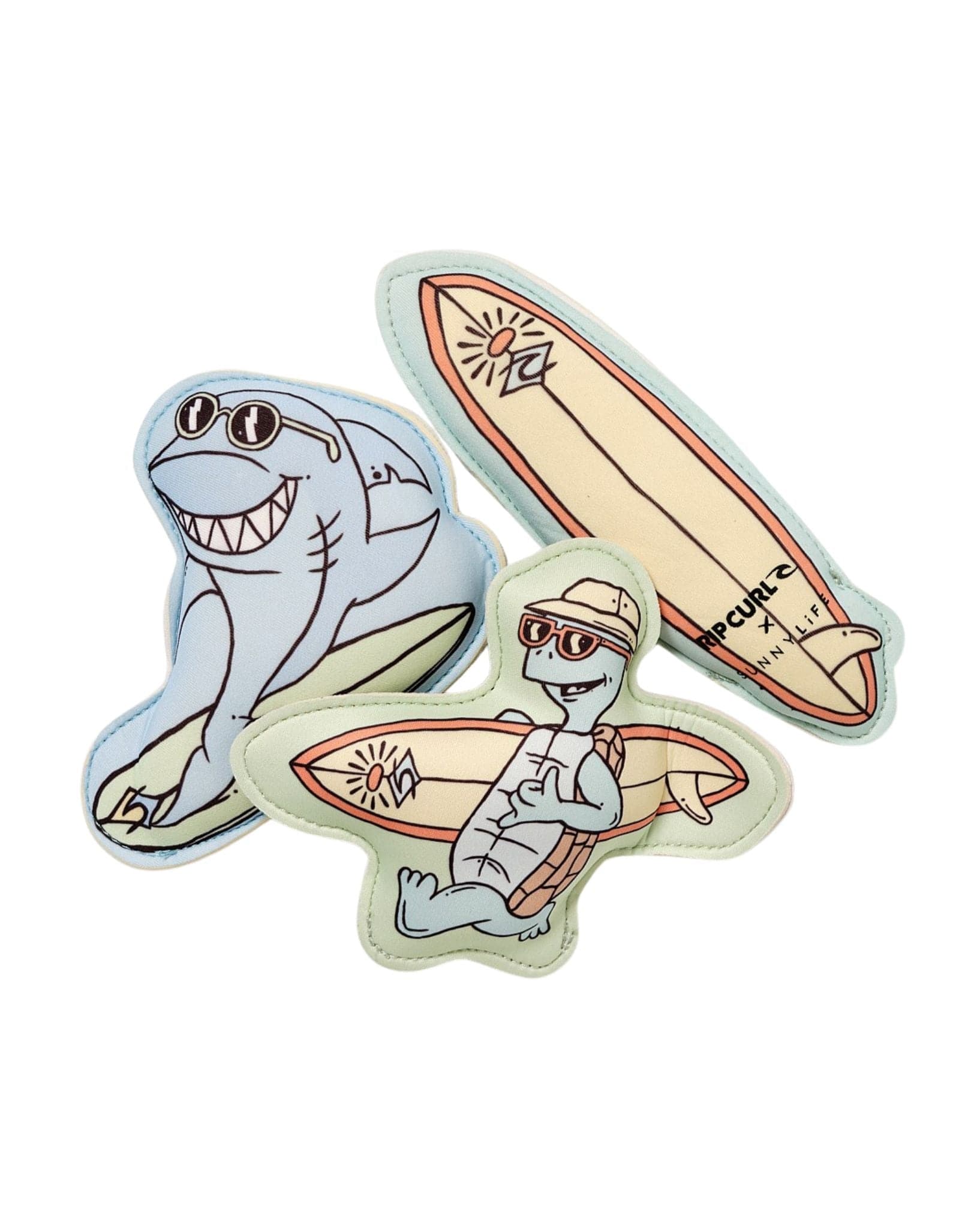 SunnyLife Dive Buddies Shred Turtle Aqua Set Of 3