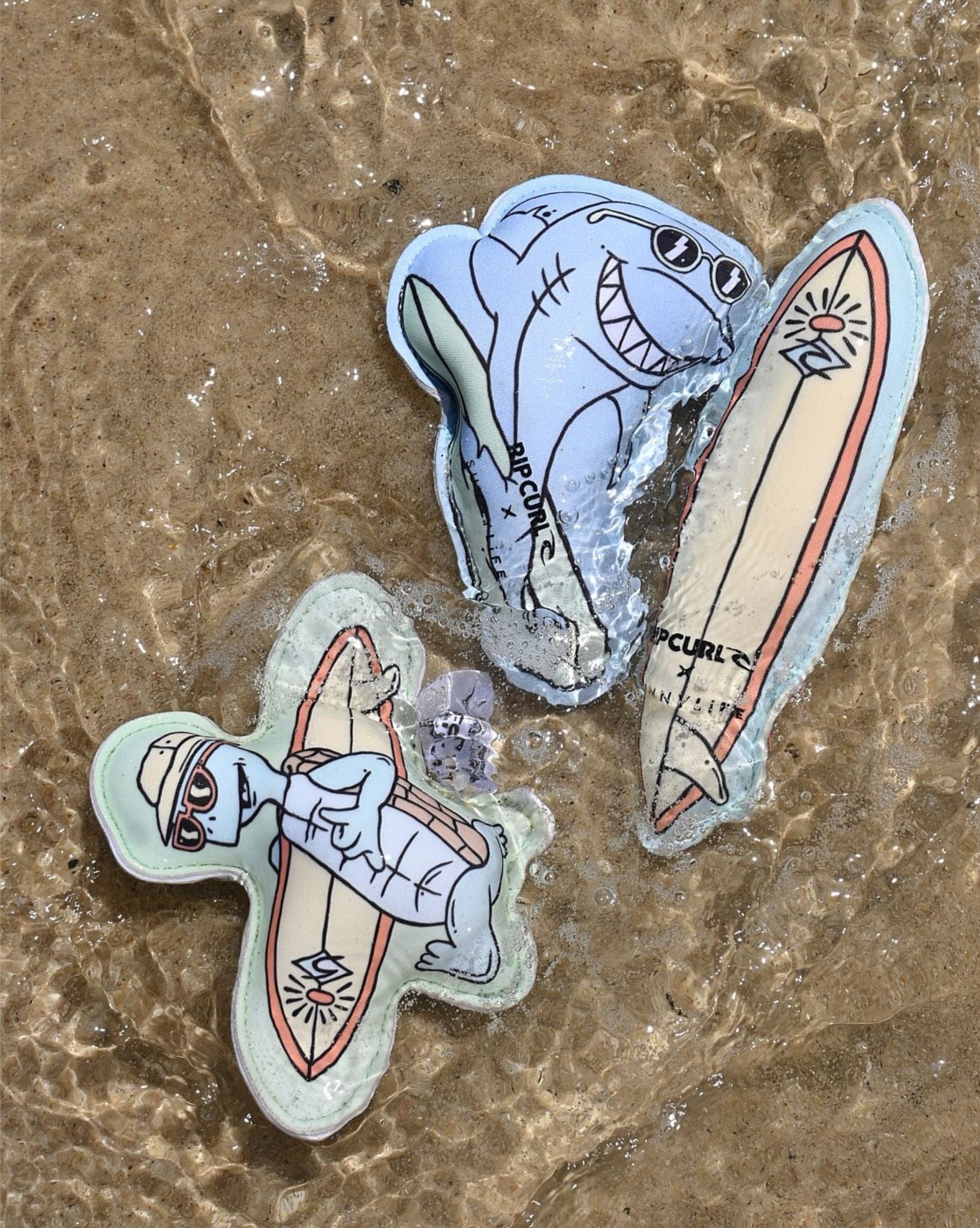 SunnyLife Dive Buddies Shred Turtle Aqua Set Of 3