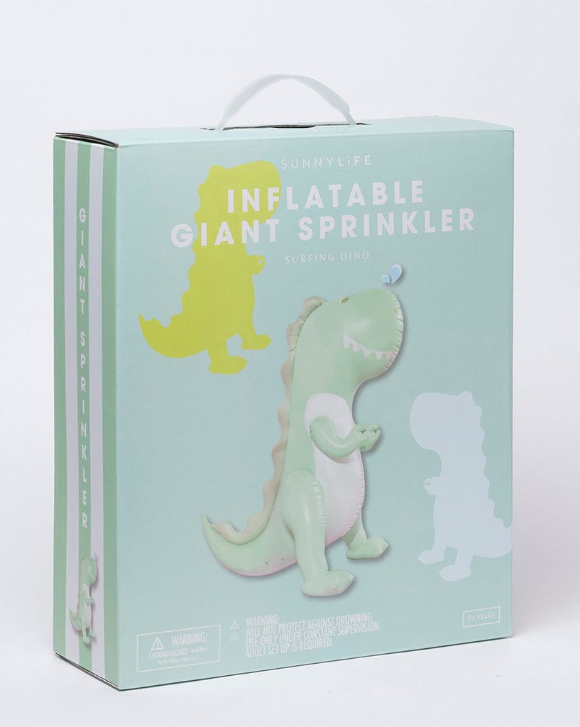 SunnyLife Inflatable Giant Sprinkler Surfing Dino