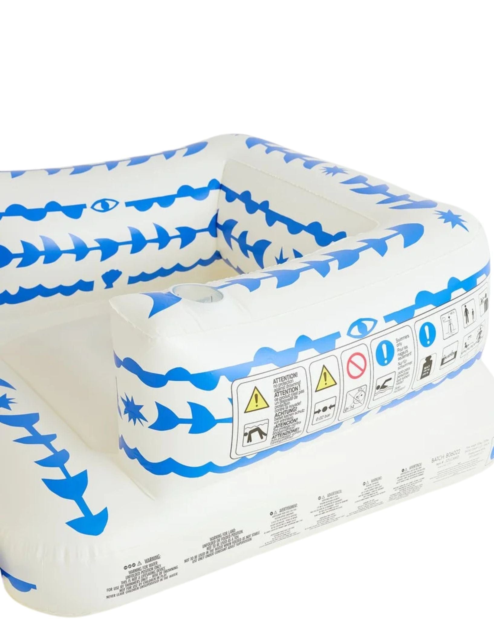SunnyLife Inflatable Lilo Chair - White
