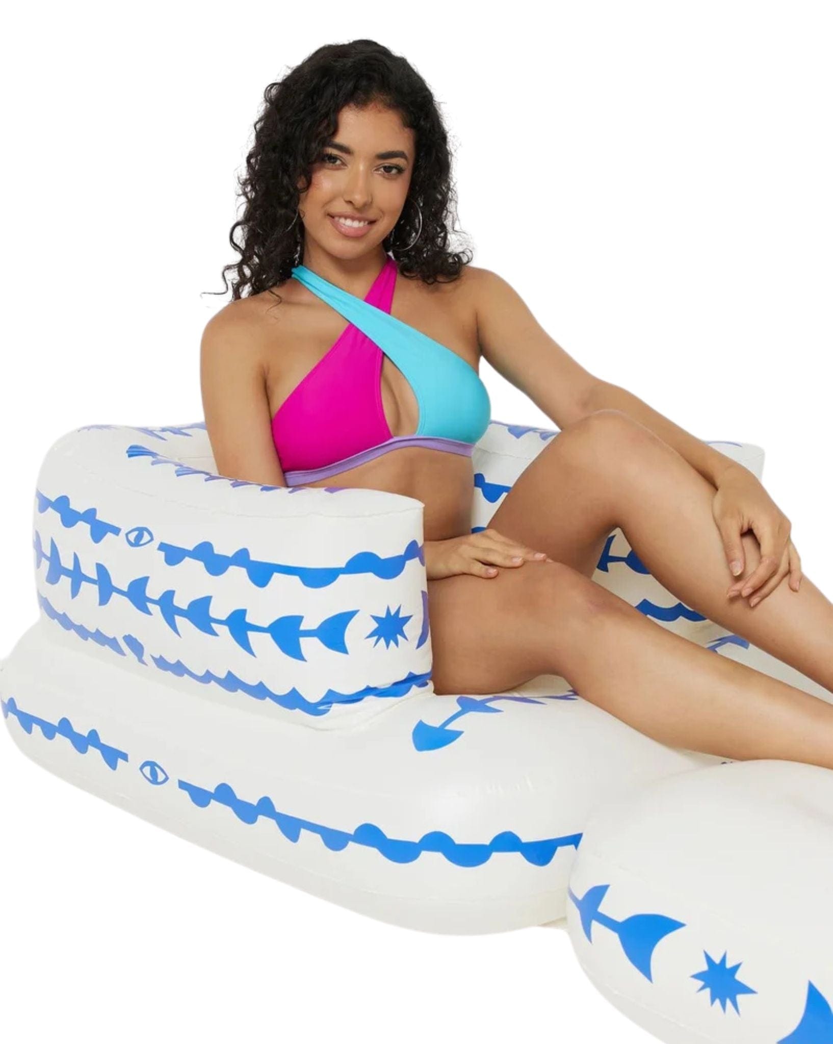 SunnyLife Inflatable Lilo Chair - White