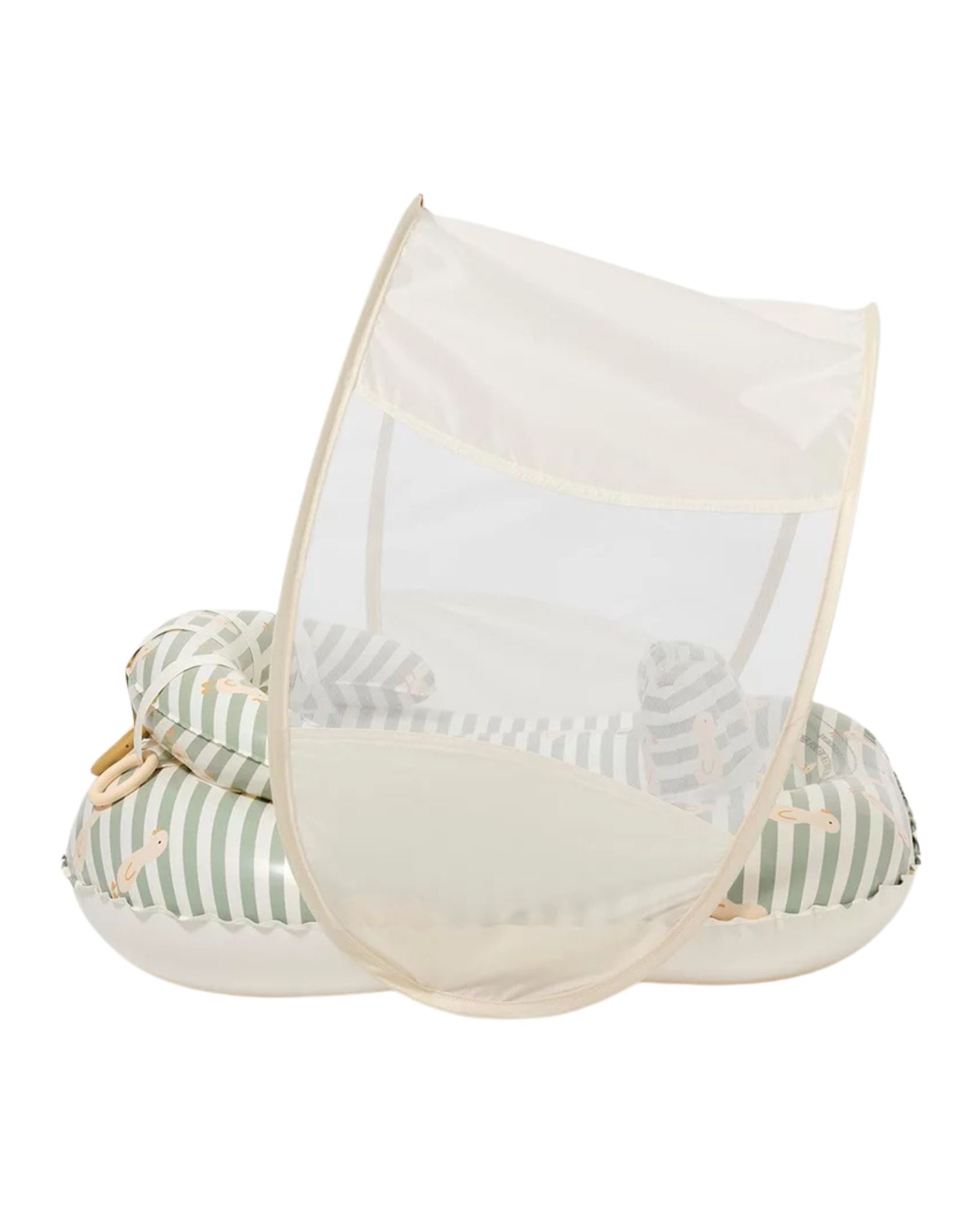 SunnyLife Interactive Baby Float Duck Sage Stripe