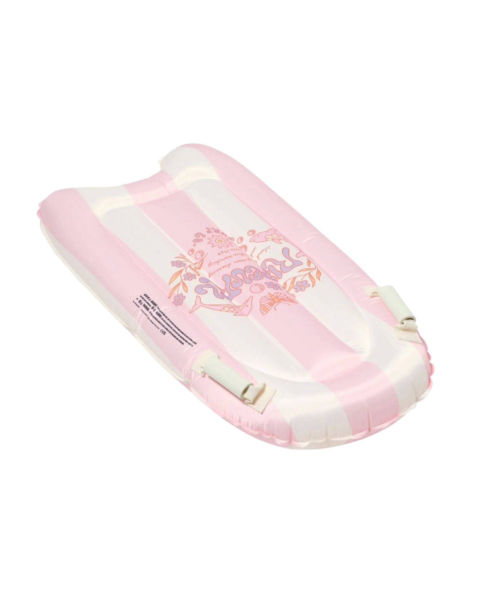 SunnyLife Kids Surf Mat Dolphin Surf Co Pink Stripe