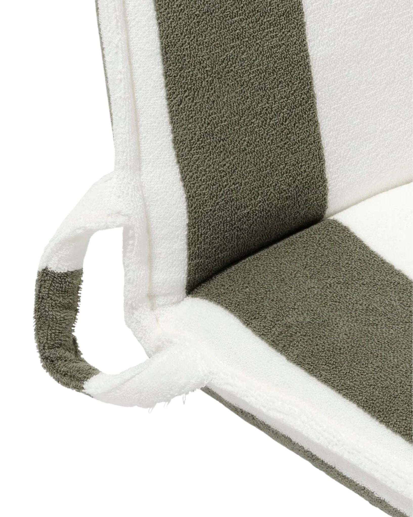 SunnyLife Terry Travel Lounger The Vacay Olive Stripe