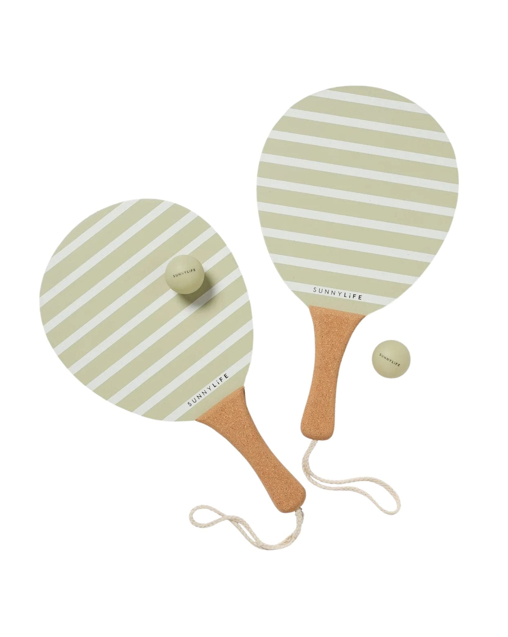 SunnyLife Vintage Beach Paddles La Palma Sage Stripe