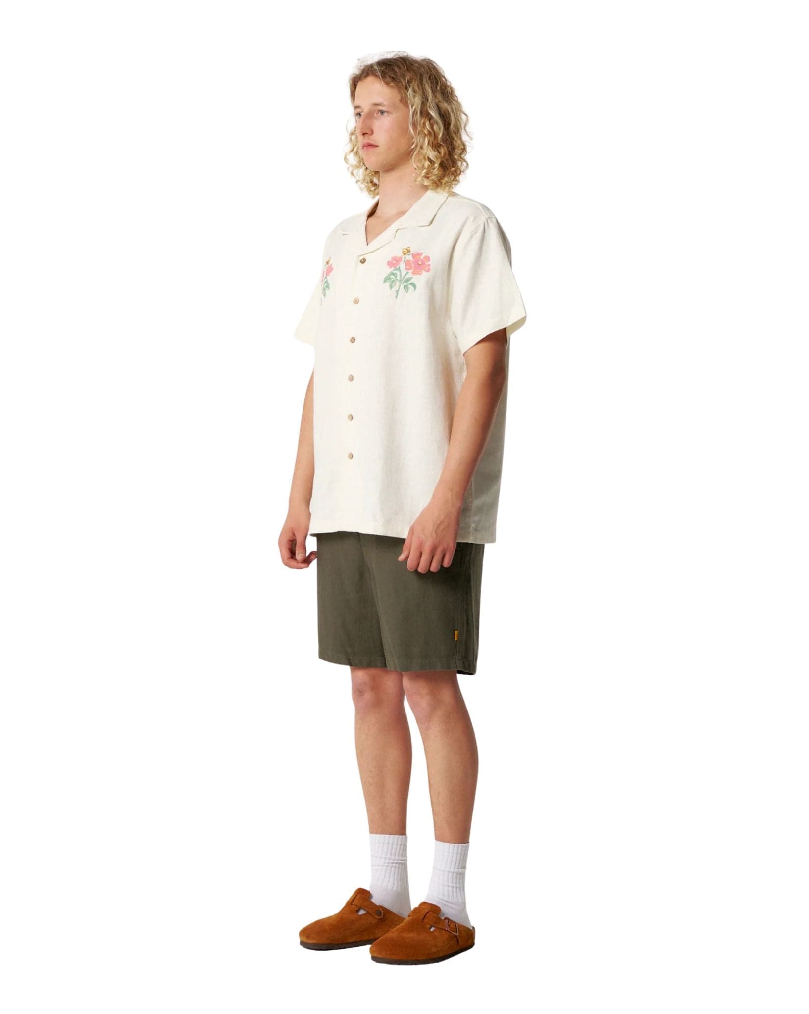 The Critical Slide Society Bouquet Ss Resort Shirt