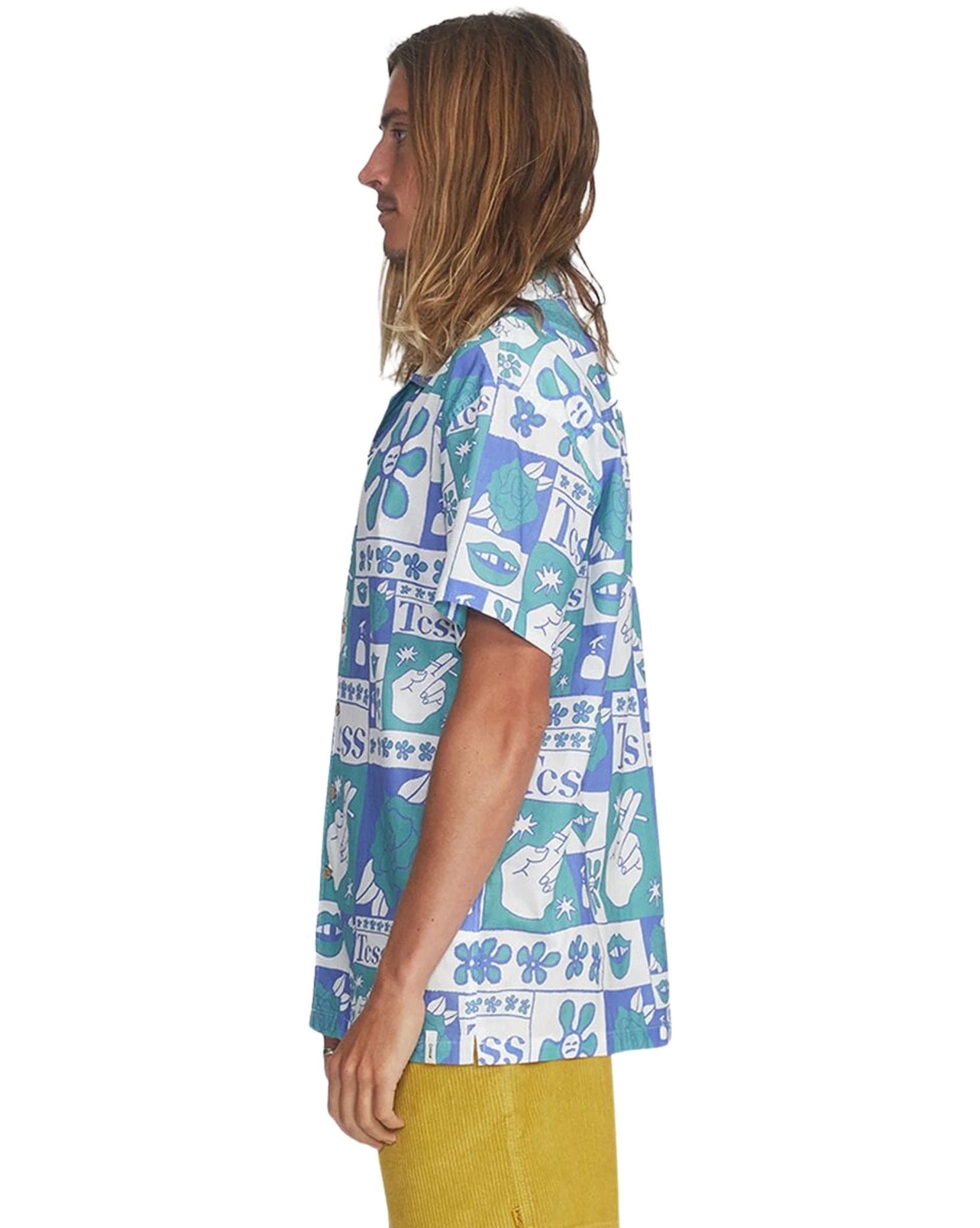 The Critical Slide Society Mens Ritual Shirt Aegean